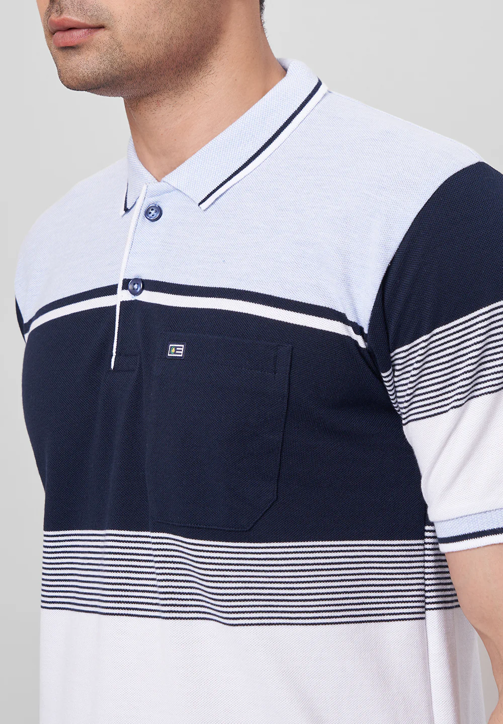 Blue Cotton T-Shirt - Image 3