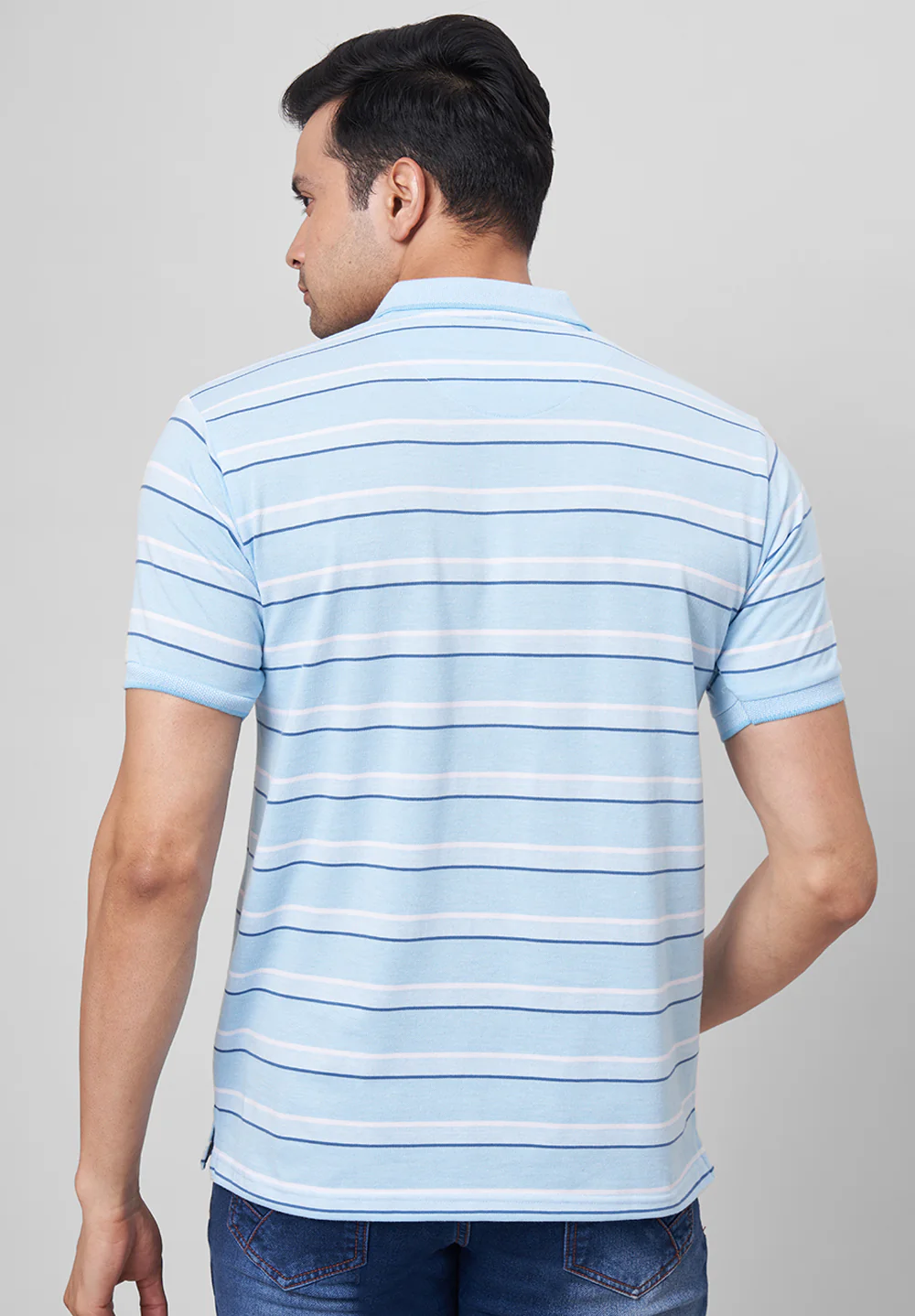 Blue Cotton T-Shirt - Image 2