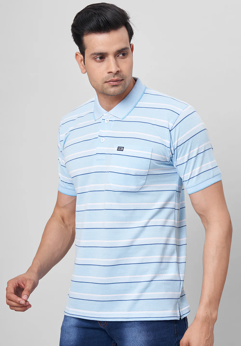 Blue Cotton T-Shirt - Image 5