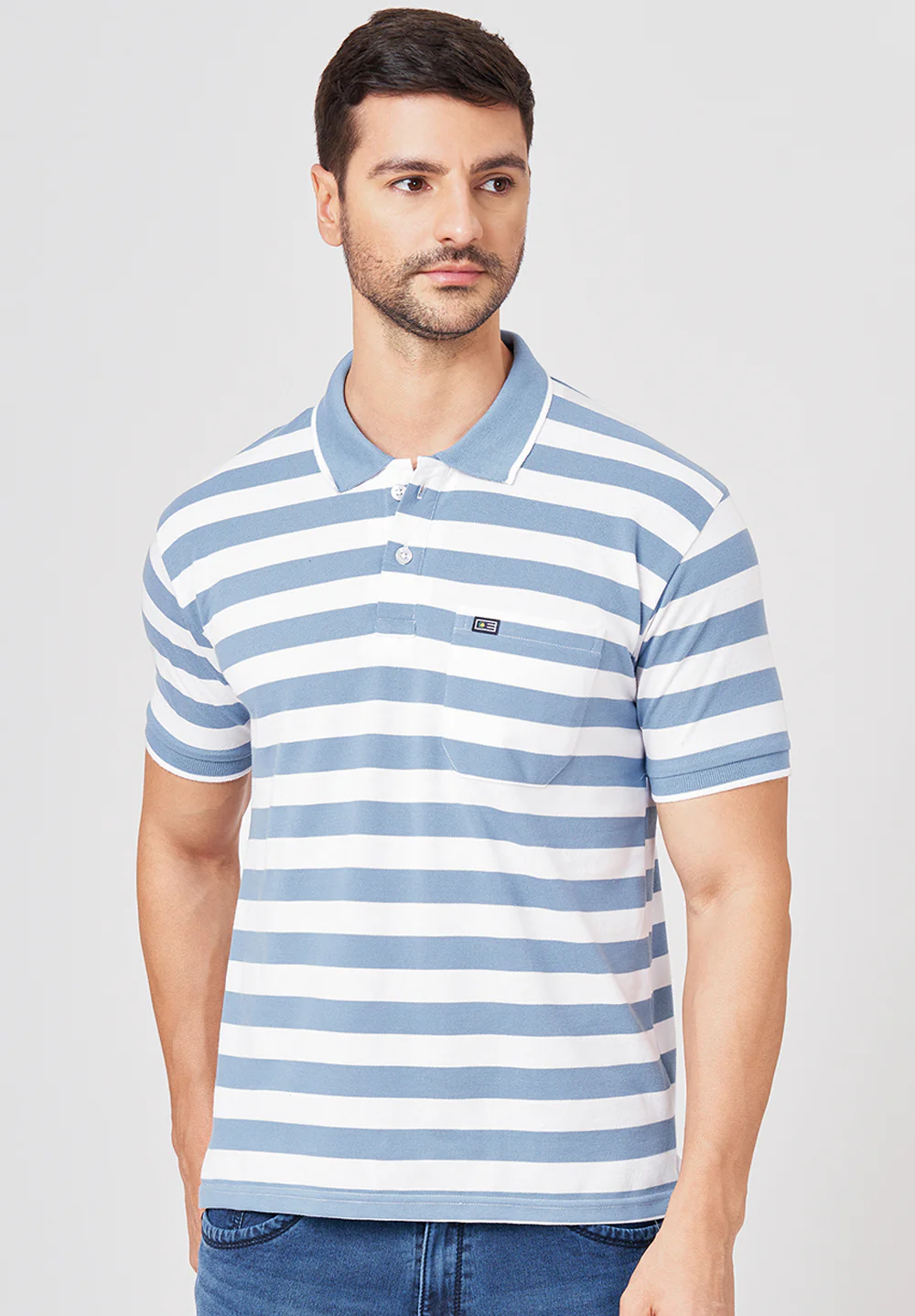 Blue Cotton T-Shirt
