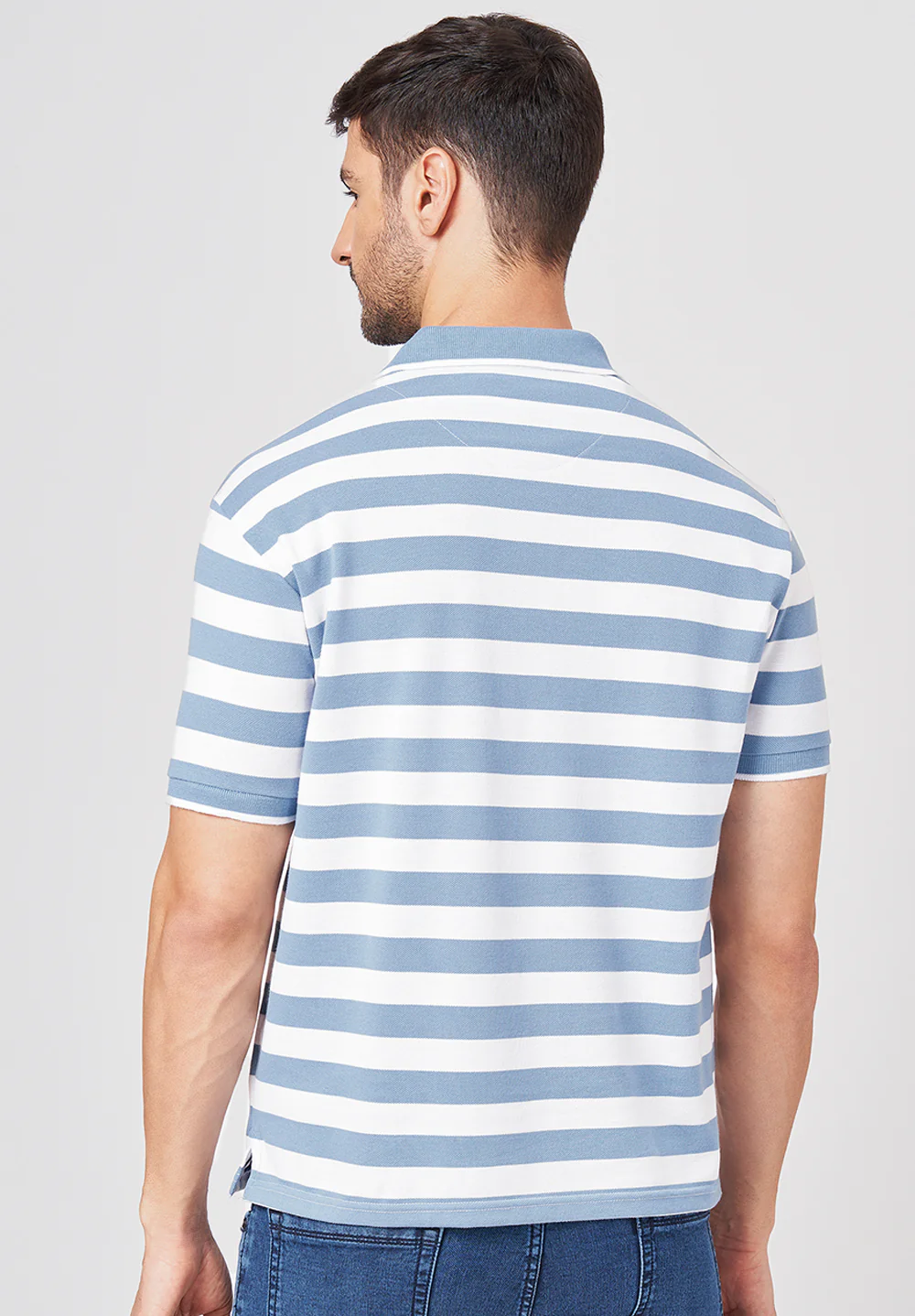 Blue Cotton T-Shirt - Image 2