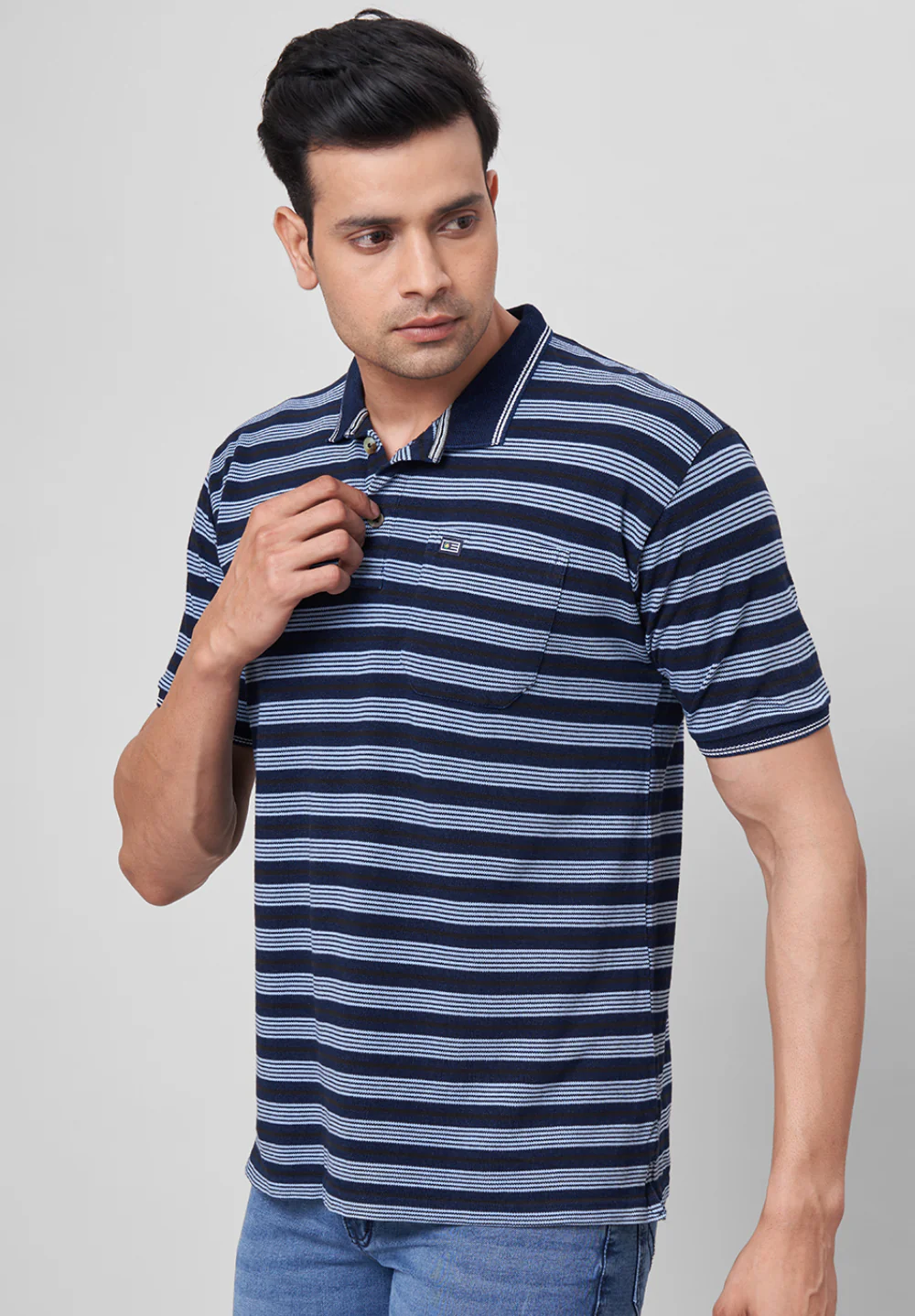 Blue Cotton T-Shirt - Image 5