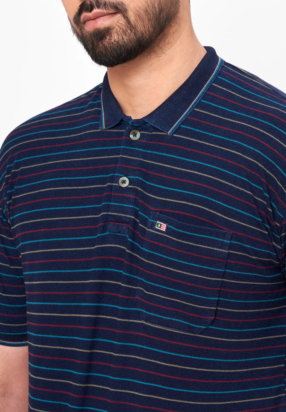Blue Cotton T-Shirt - Image 3
