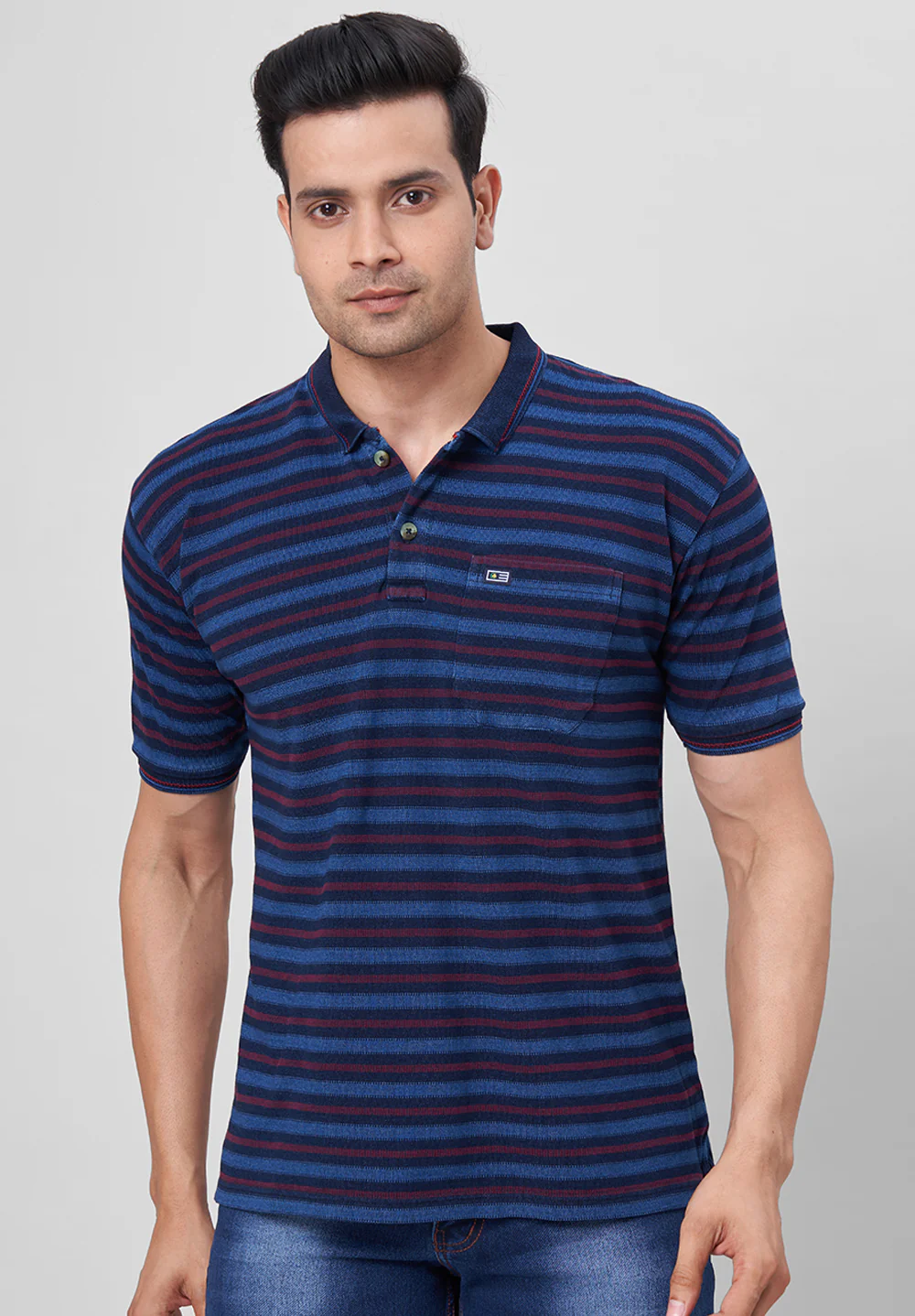 Blue Cotton T-Shirt