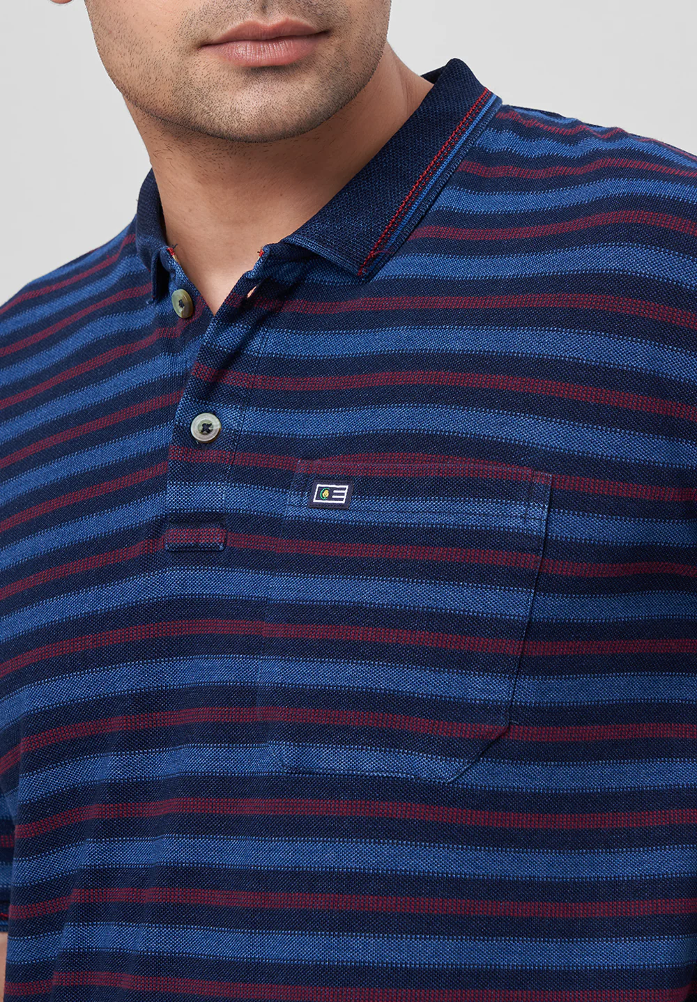 Blue Cotton T-Shirt - Image 3