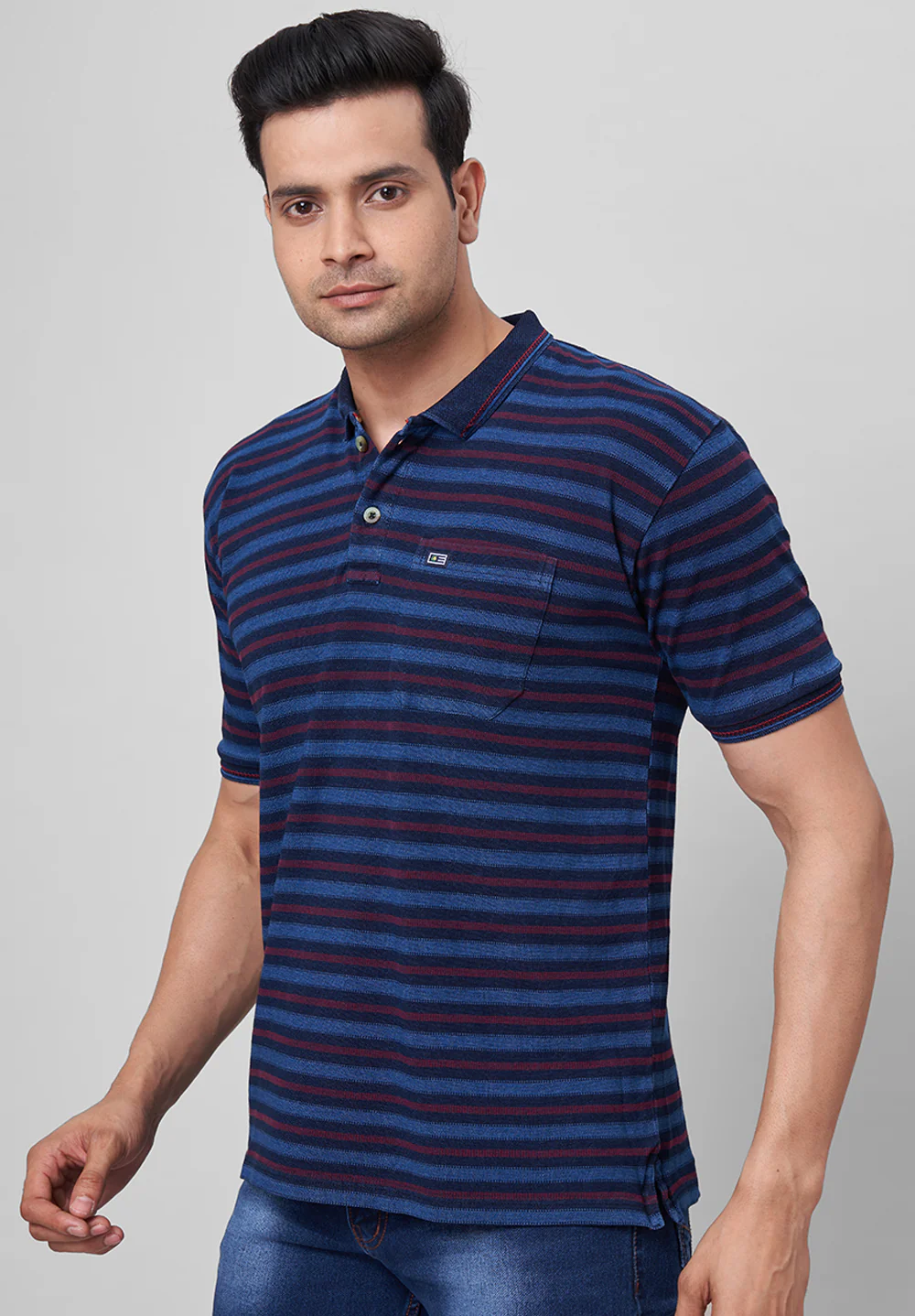 Blue Cotton T-Shirt - Image 5
