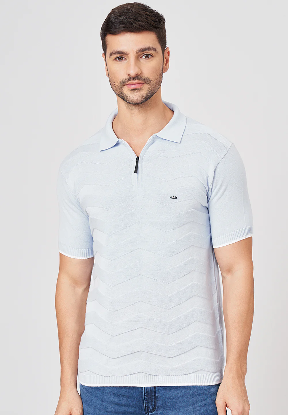 Blue Cotton T-Shirt - Image 4