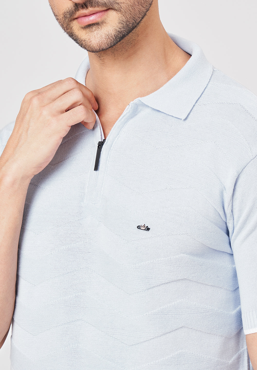 Blue Cotton T-Shirt - Image 5