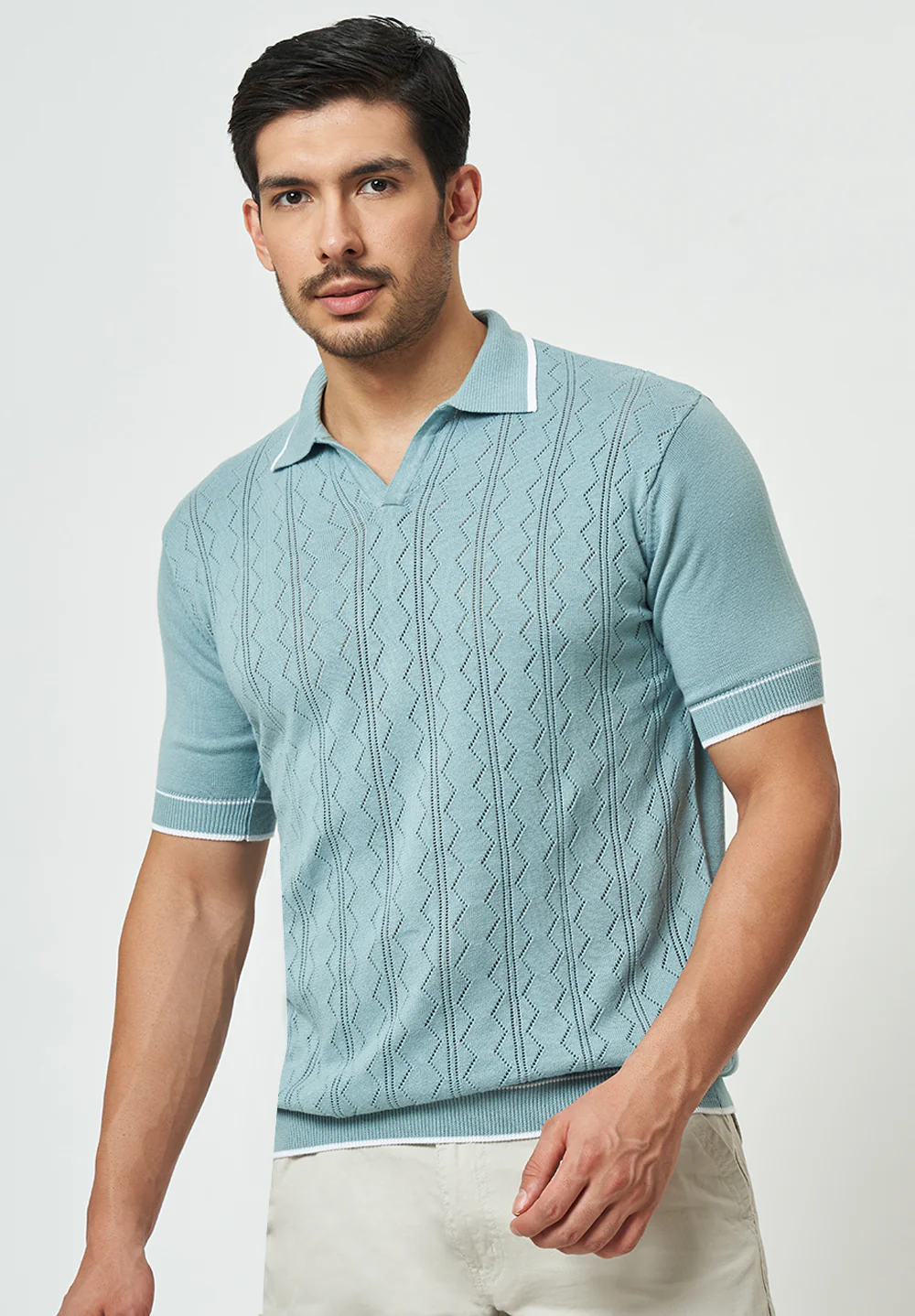 Blue Cotton T-Shirt