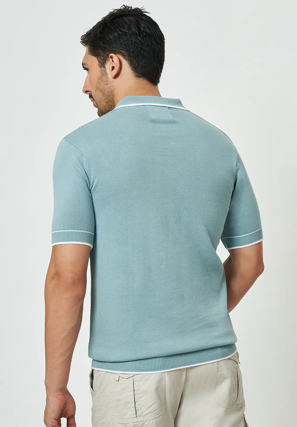 Blue Cotton T-Shirt - Image 2