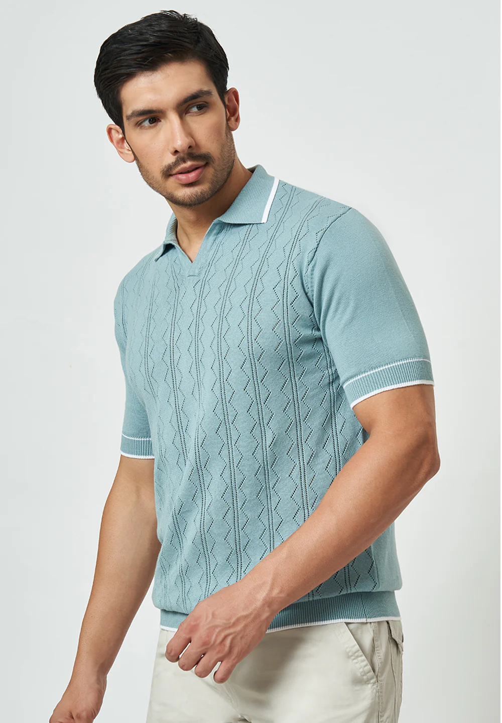 Blue Cotton T-Shirt - Image 3