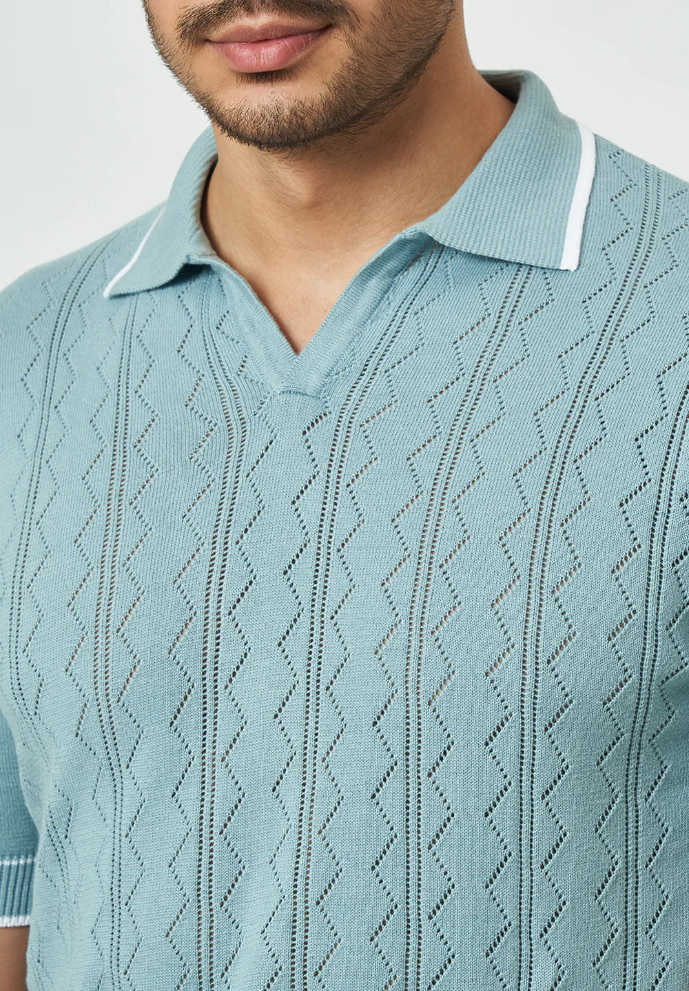 Blue Cotton T-Shirt - Image 4