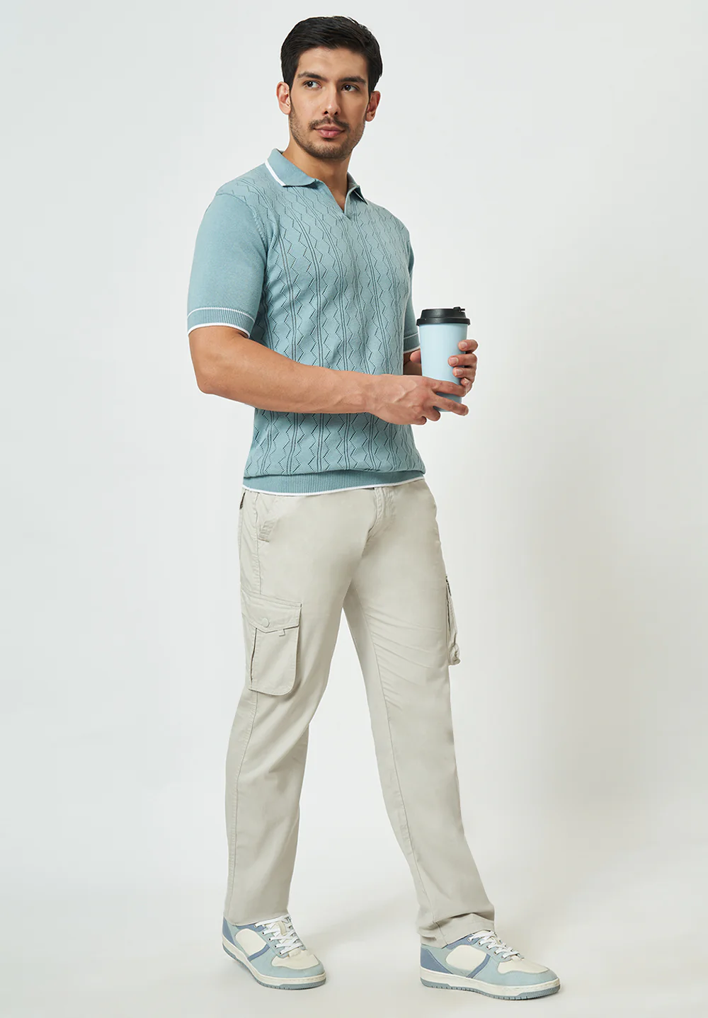 Blue Cotton T-Shirt - Image 5