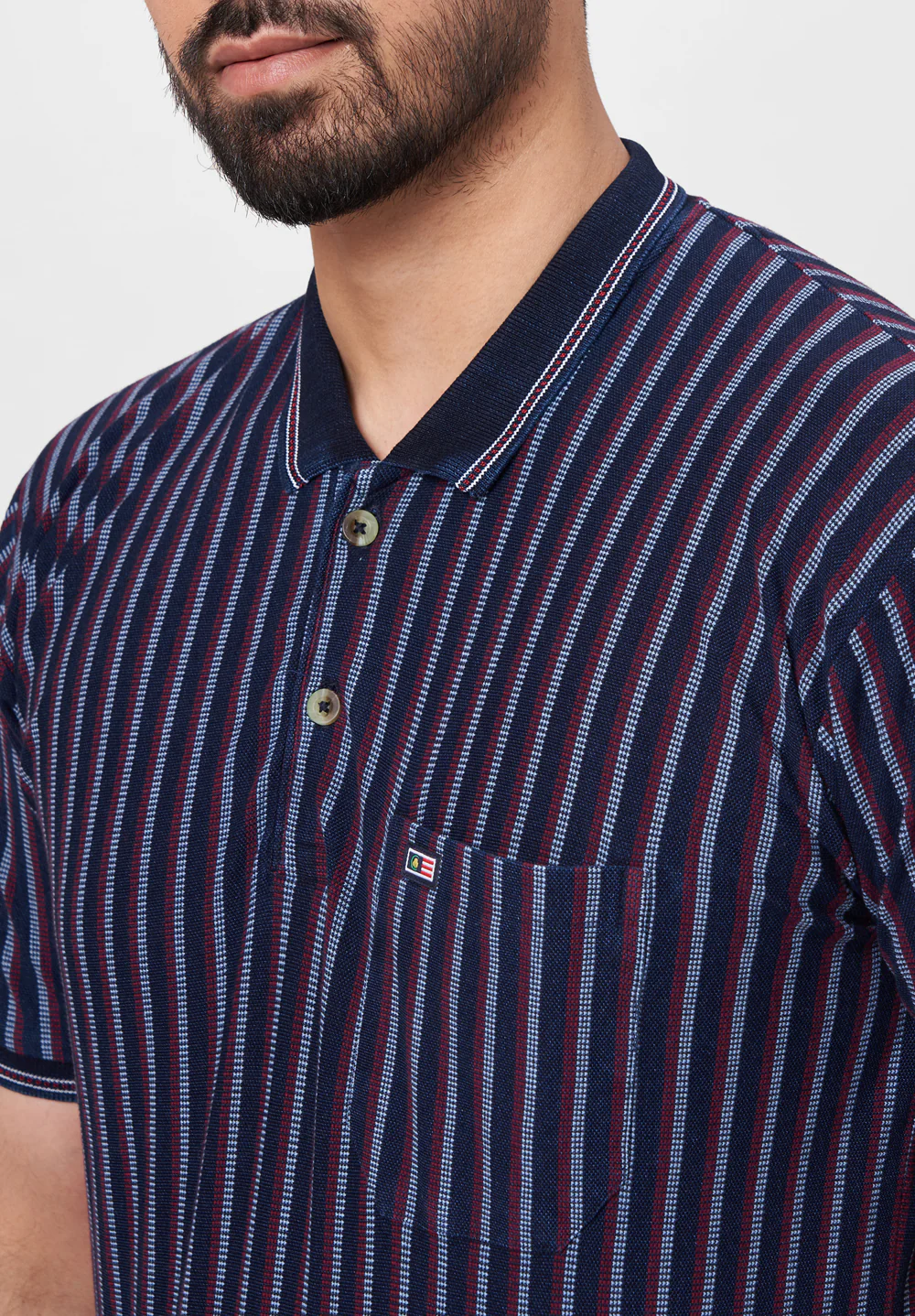 Blue Cotton T-Shirt - Image 3