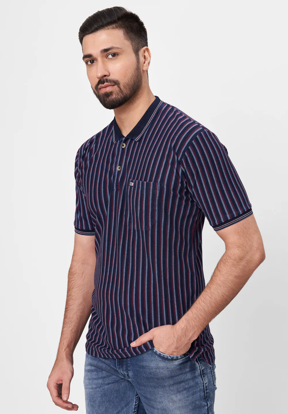 Blue Cotton T-Shirt - Image 5