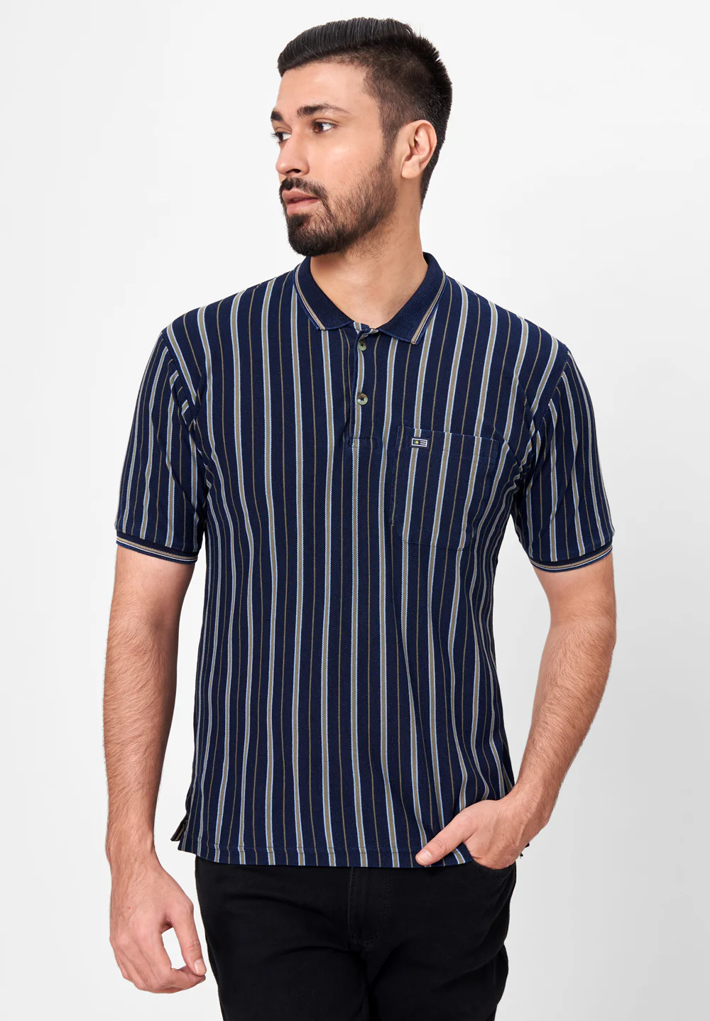 Blue Cotton T-Shirt
