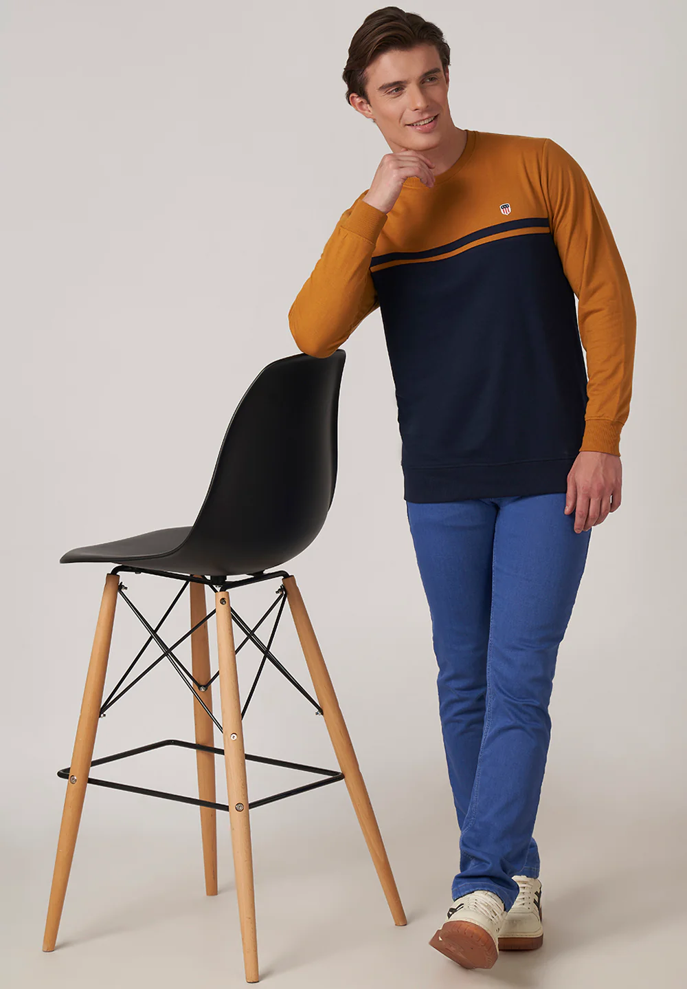 Blue Cotton T-Shirt - Image 4