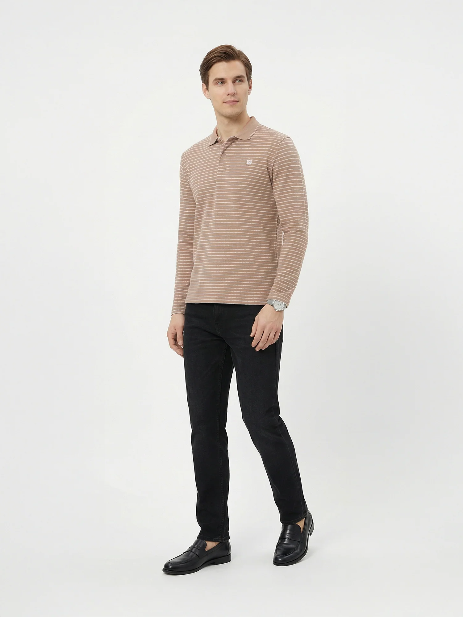 Brown Full Sleeve Winter T-Shirt - Image 4