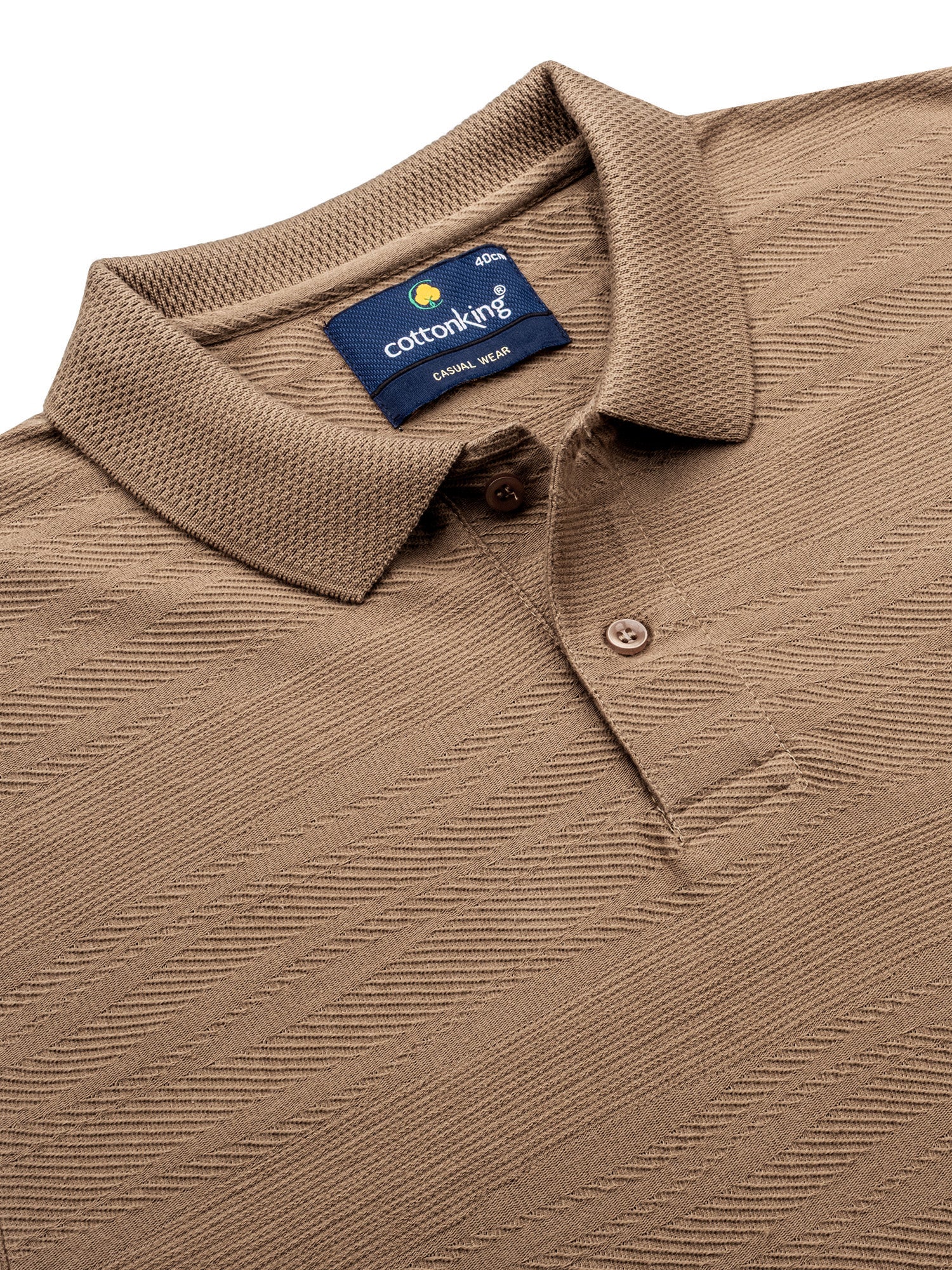Brown Full Sleeve Winter T-Shirt - Image 3