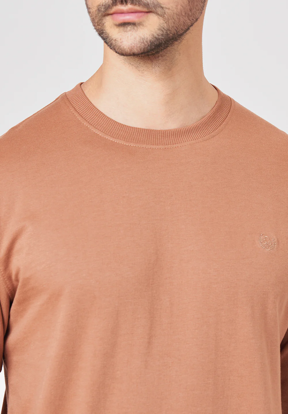 Brown Cotton T-Shirt - Image 3