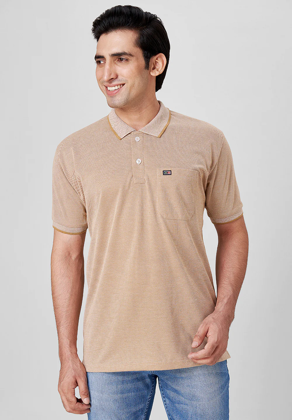 Brown Cotton T-Shirt