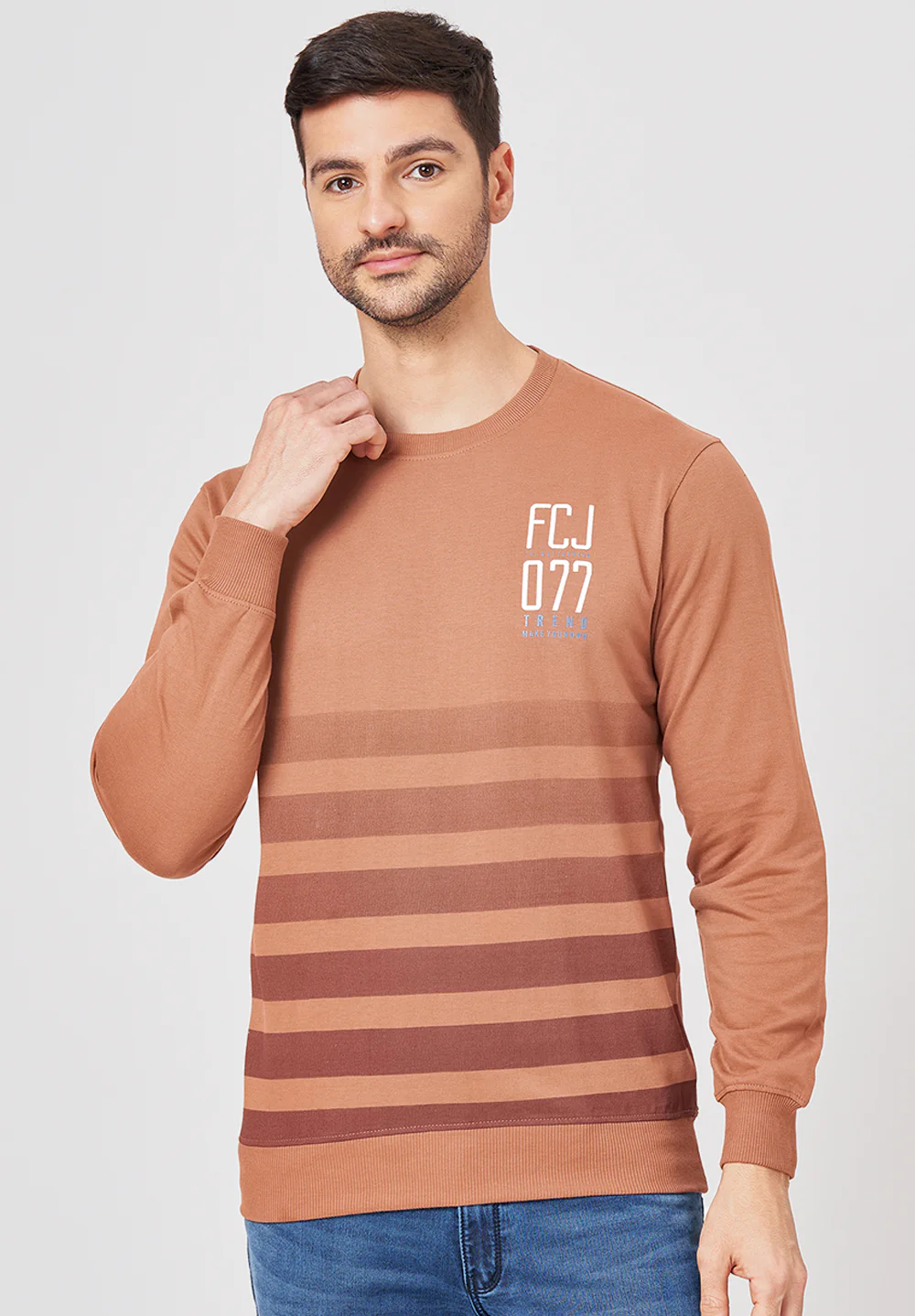 Brown Cotton T-Shirt