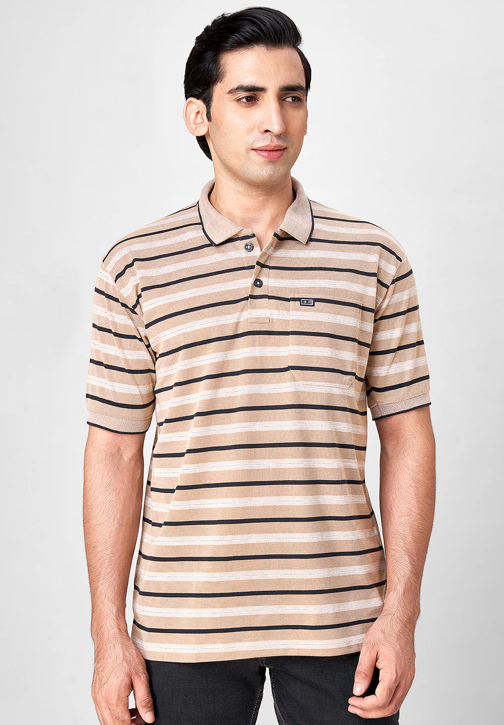Brown Cotton T-Shirt