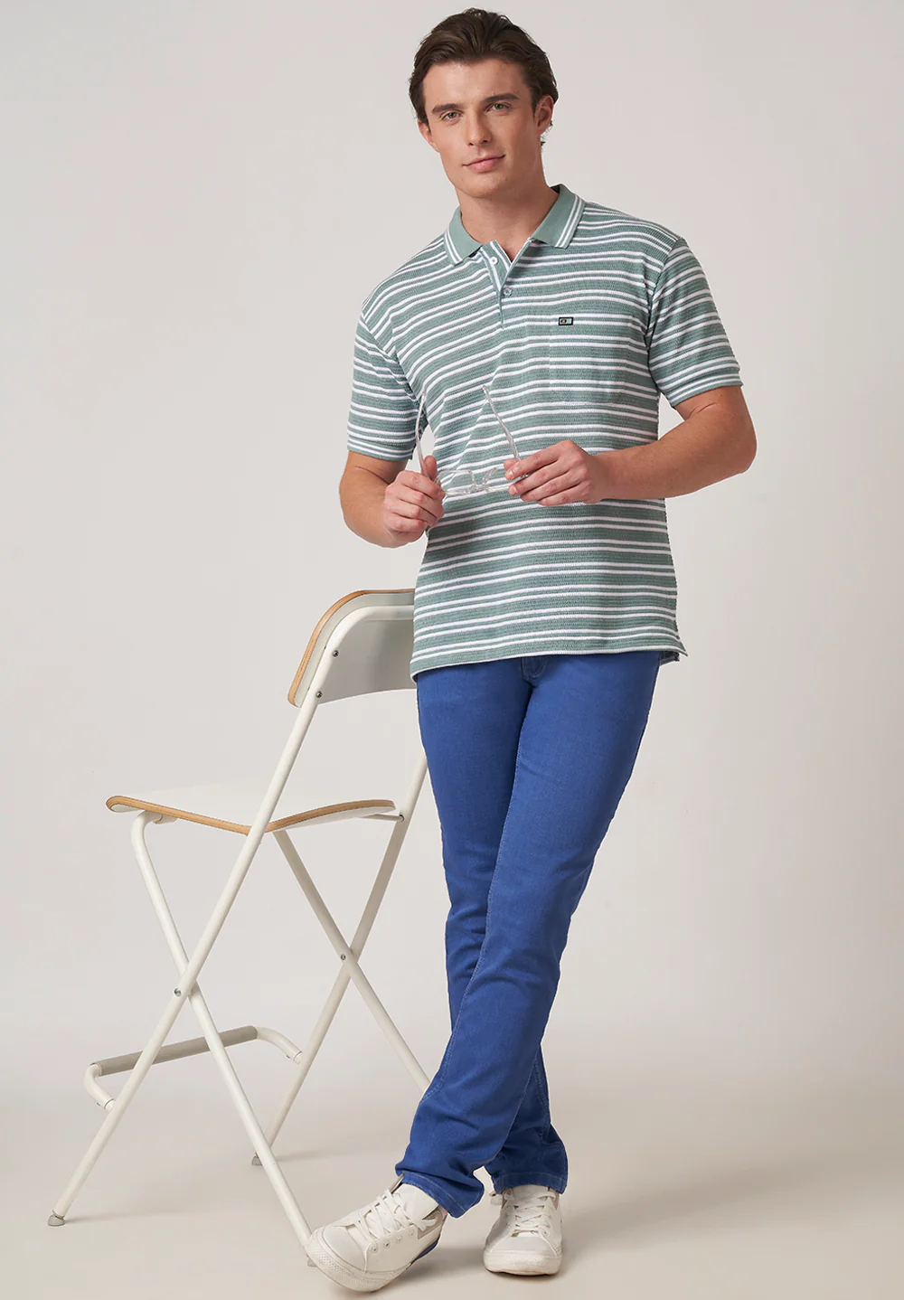 Gray Cotton T-Shirt - Image 2