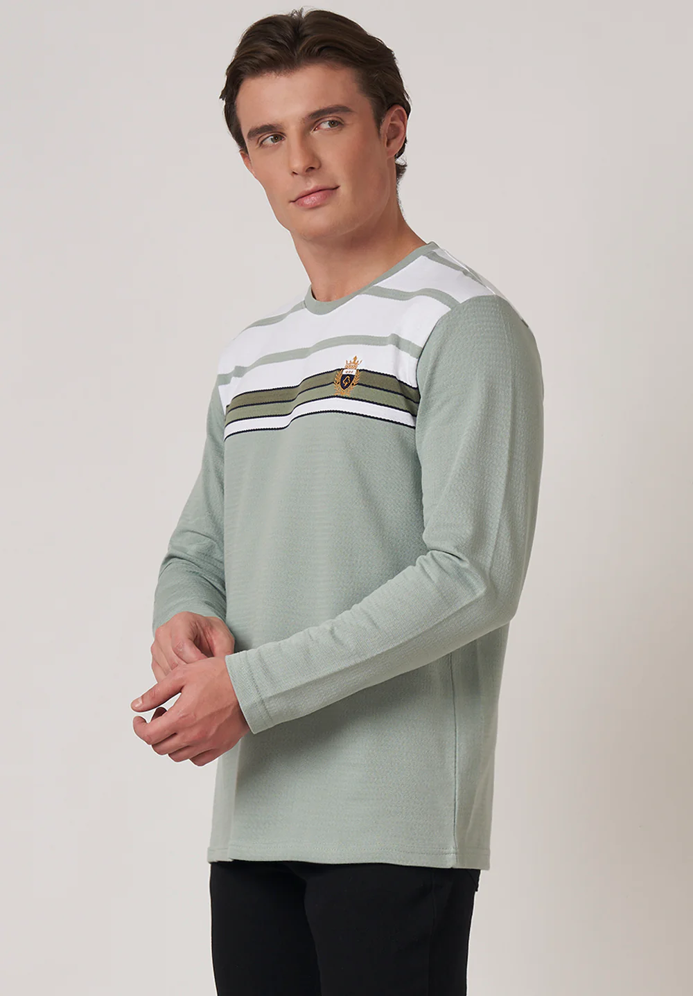 Gray Cotton T-Shirt - Image 3