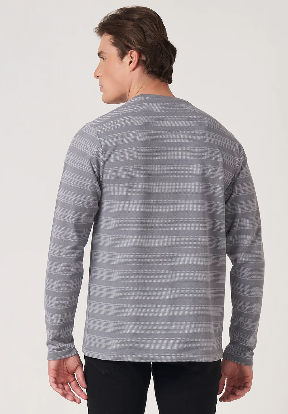 Gray Cotton T-Shirt - Image 2