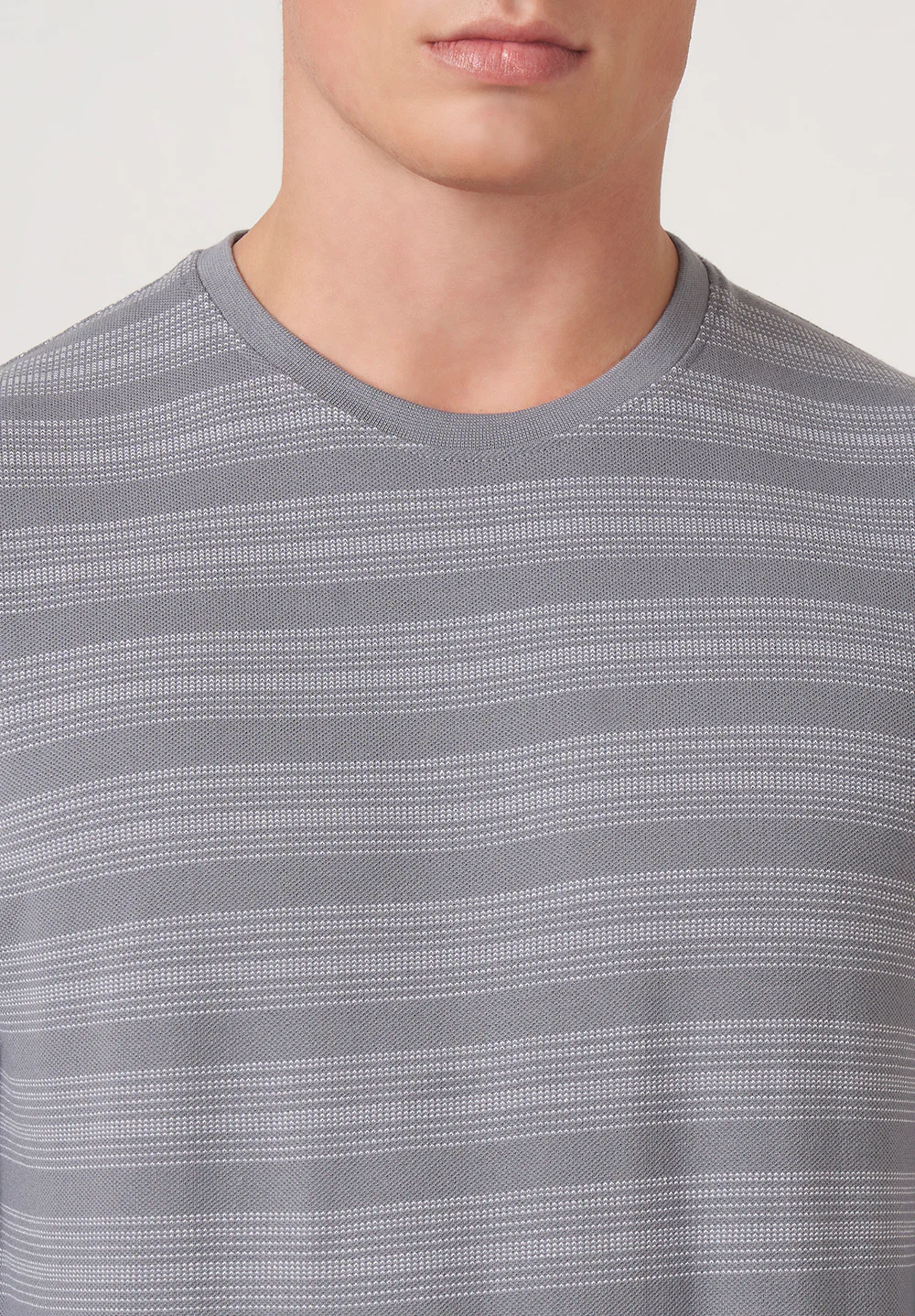 Gray Cotton T-Shirt - Image 4