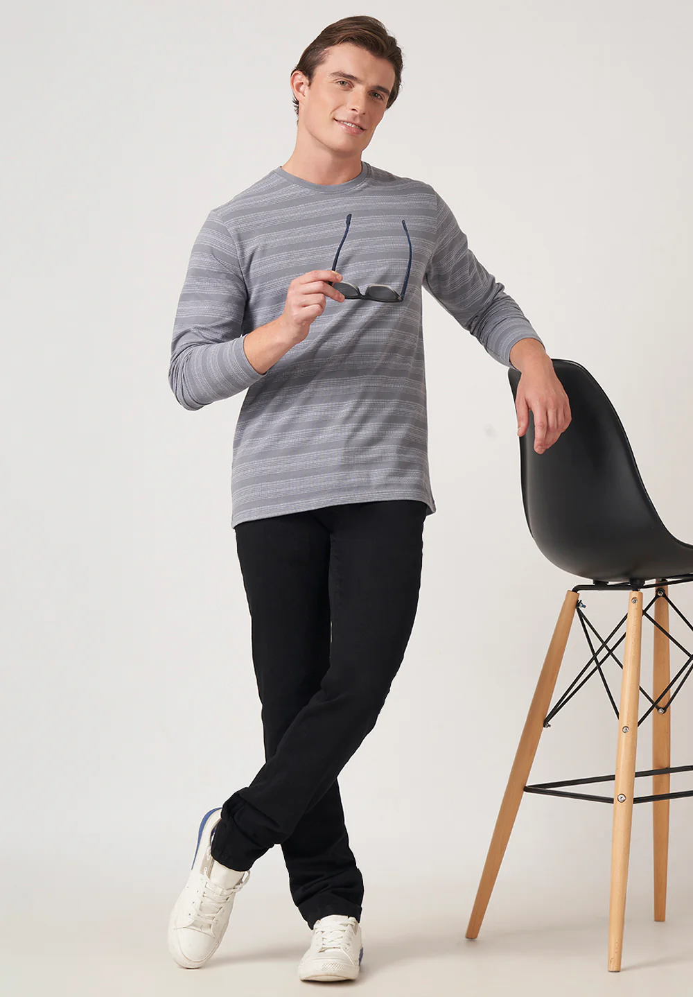 Gray Cotton T-Shirt - Image 5