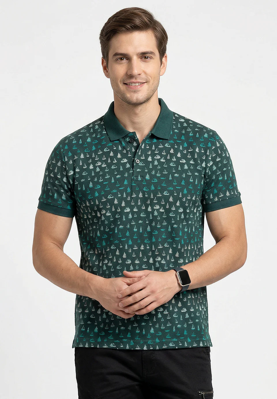 Green Cotton T-Shirt