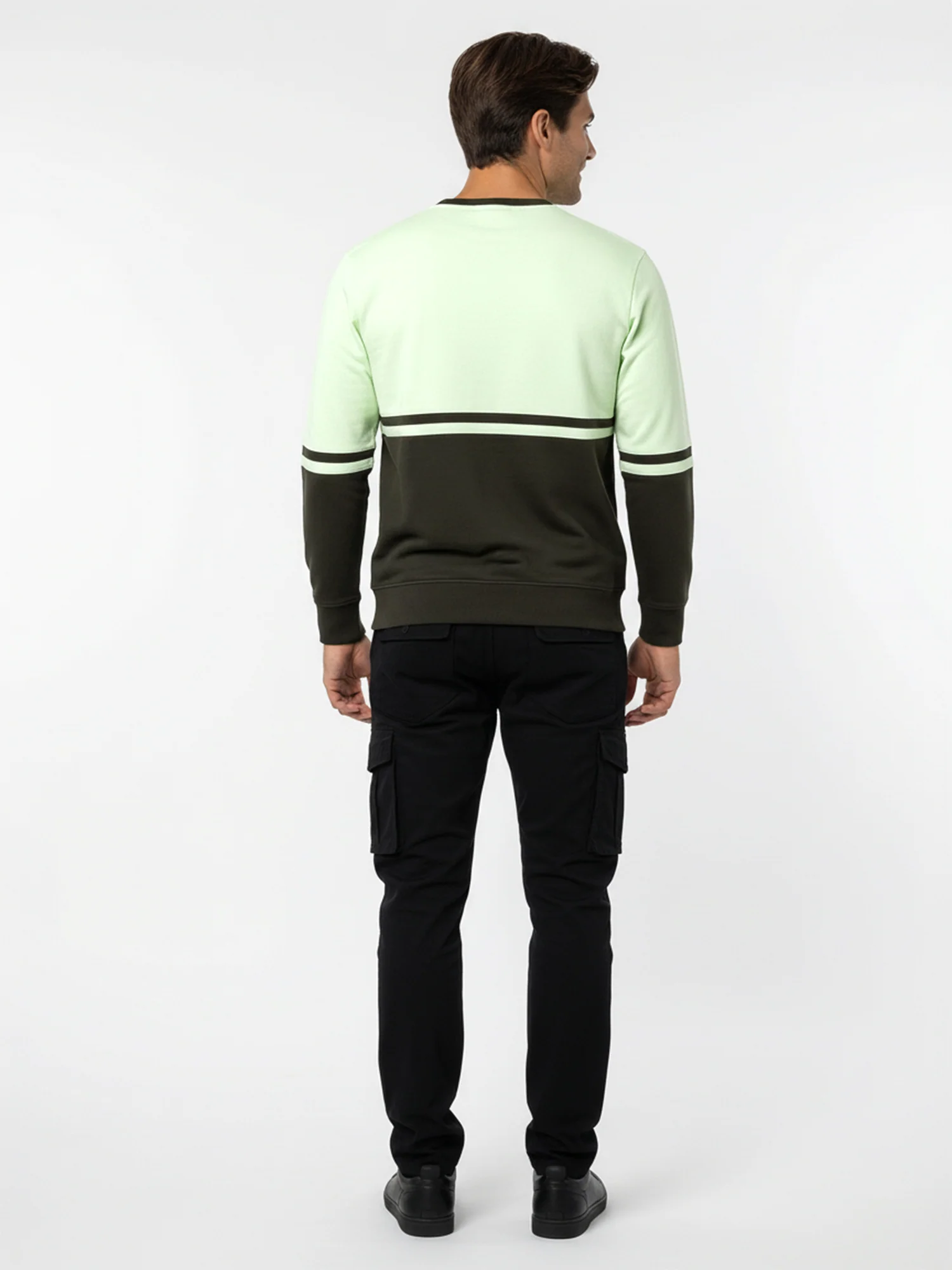 Green Full Sleeve Winter T-Shirt - Image 3