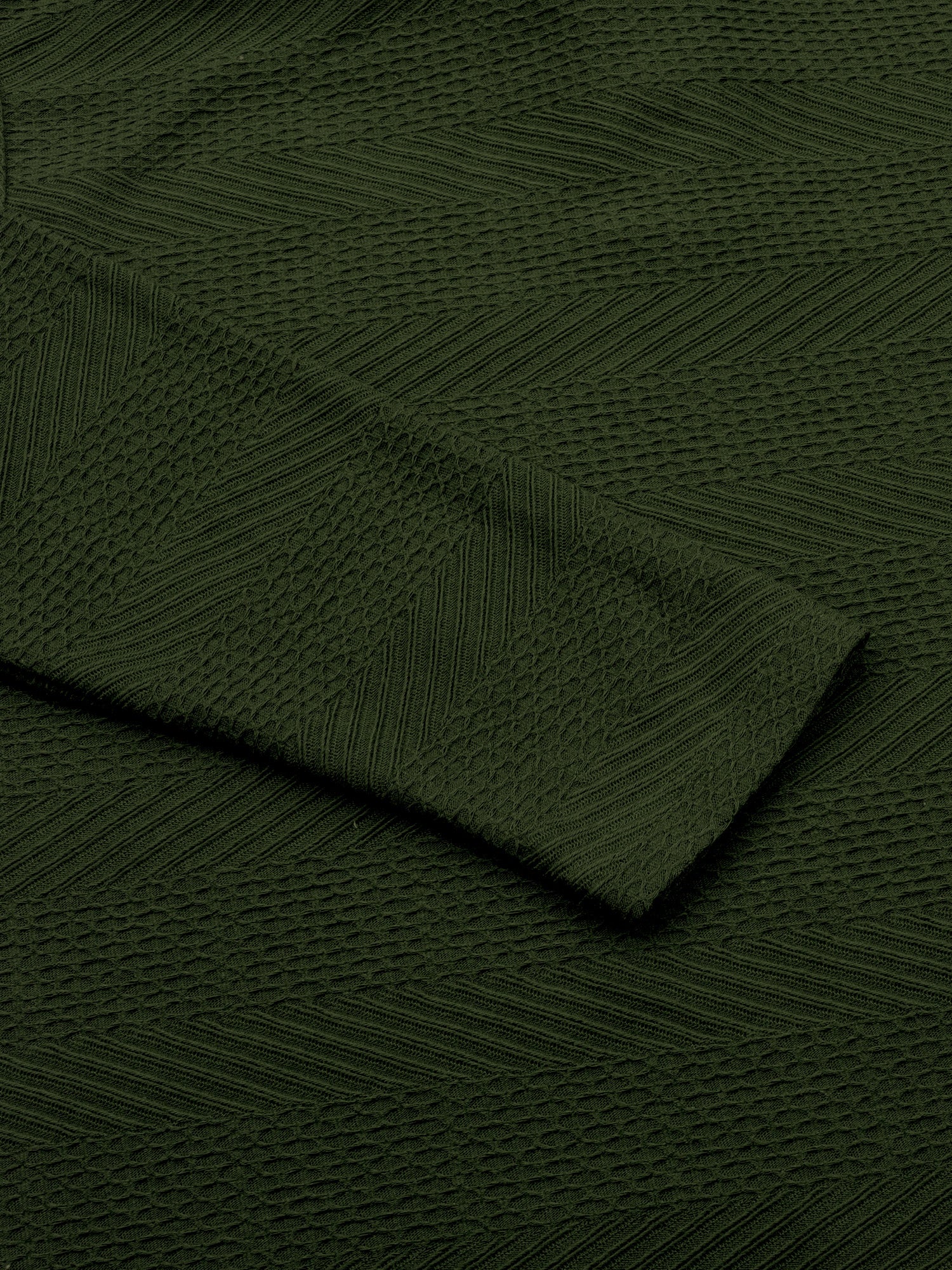 Green Full Sleeve Winter T-Shirt - Image 6