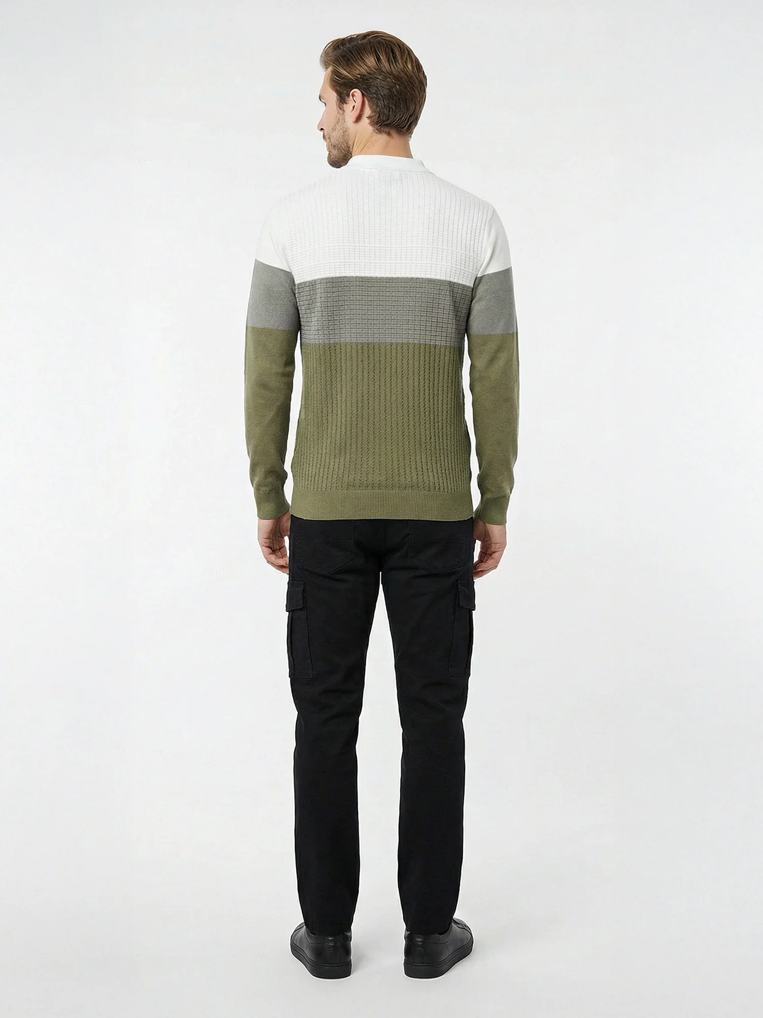 Green Full Sleeve Winter T-Shirt - Image 2