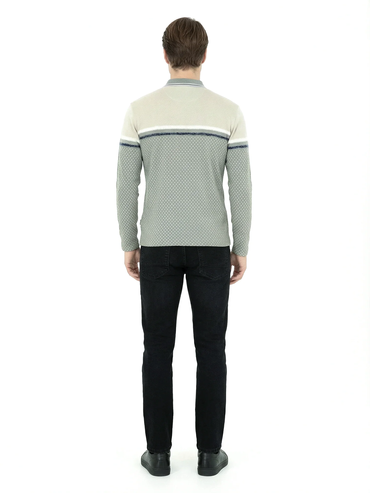 Green Full Sleeve Winter T-Shirt - Image 2