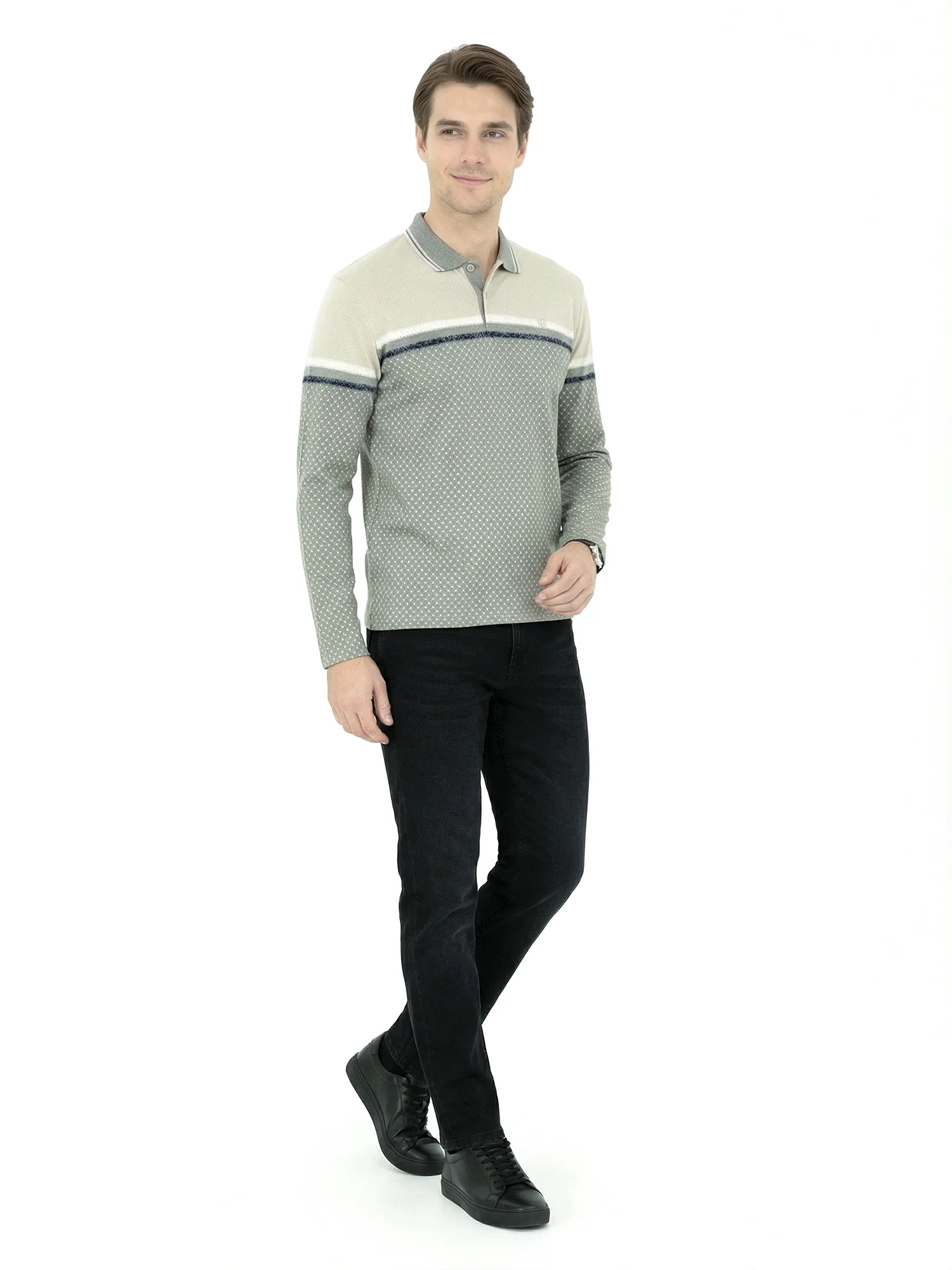 Green Full Sleeve Winter T-Shirt - Image 4