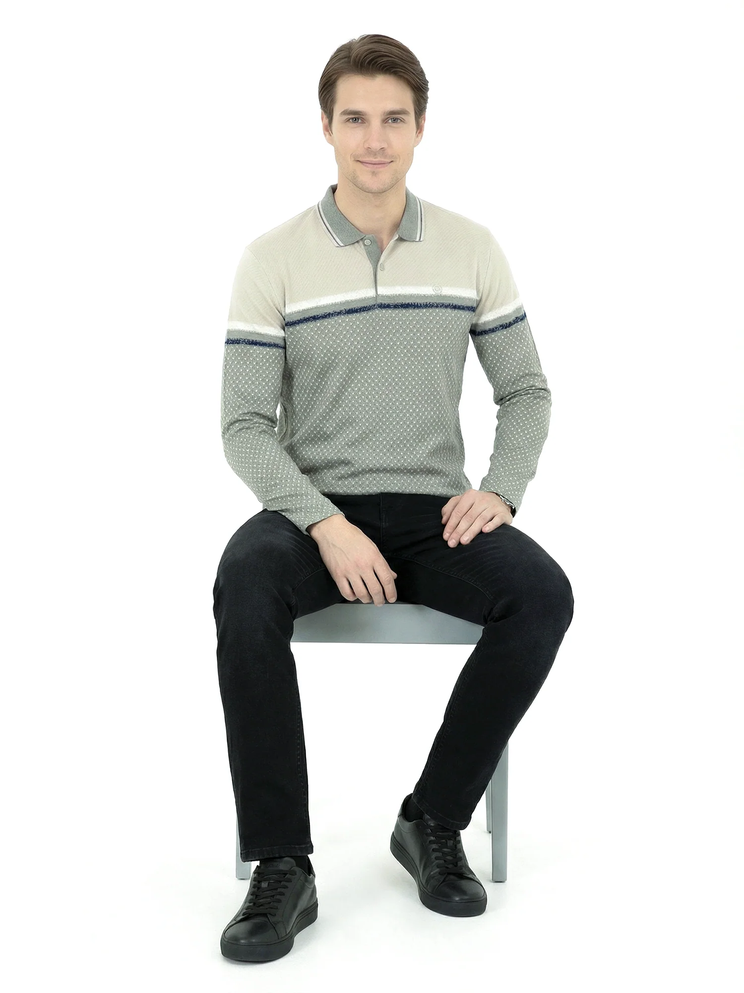 Green Full Sleeve Winter T-Shirt - Image 6