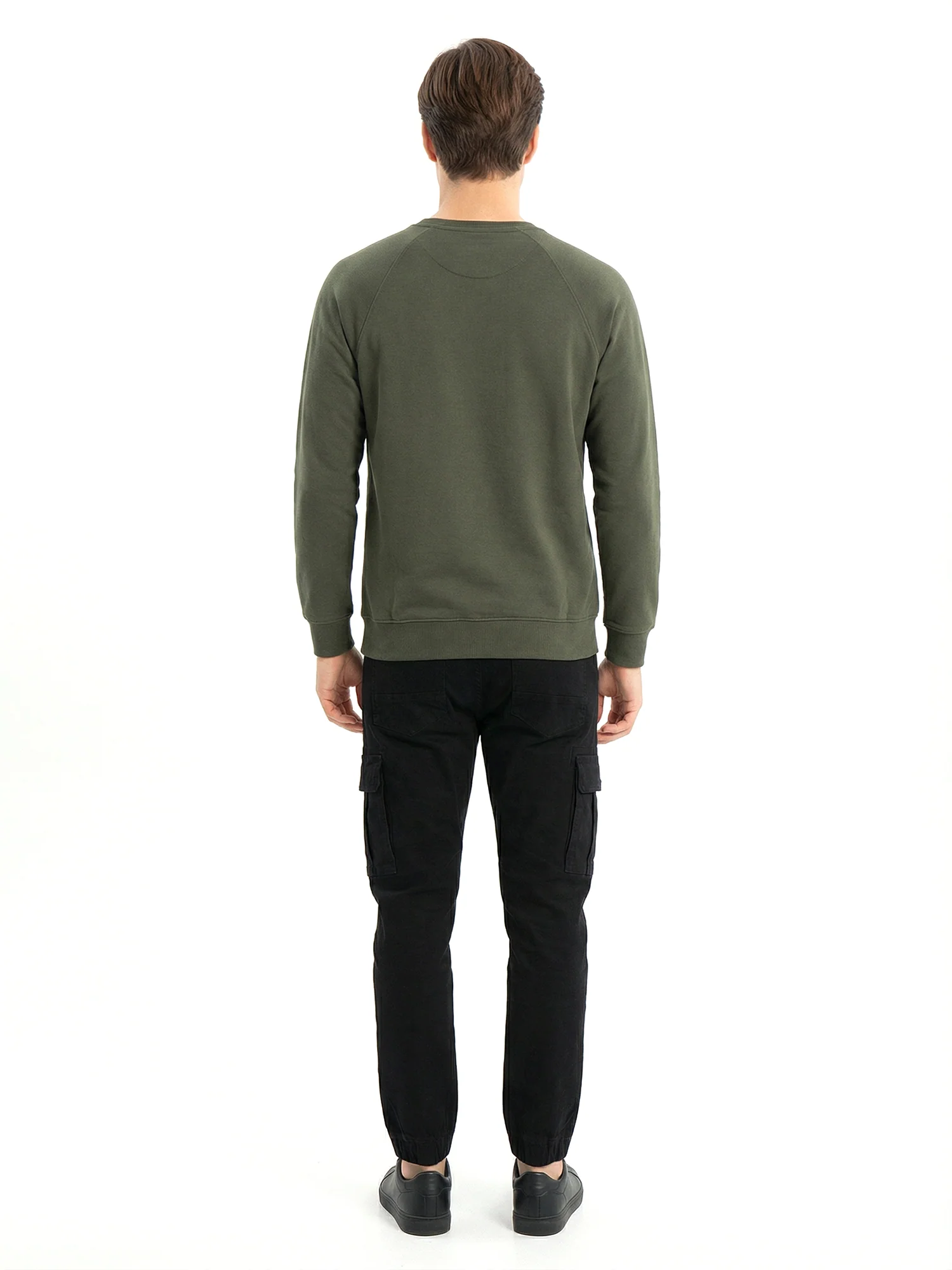 Green Full Sleeve Winter T-Shirt - Image 2