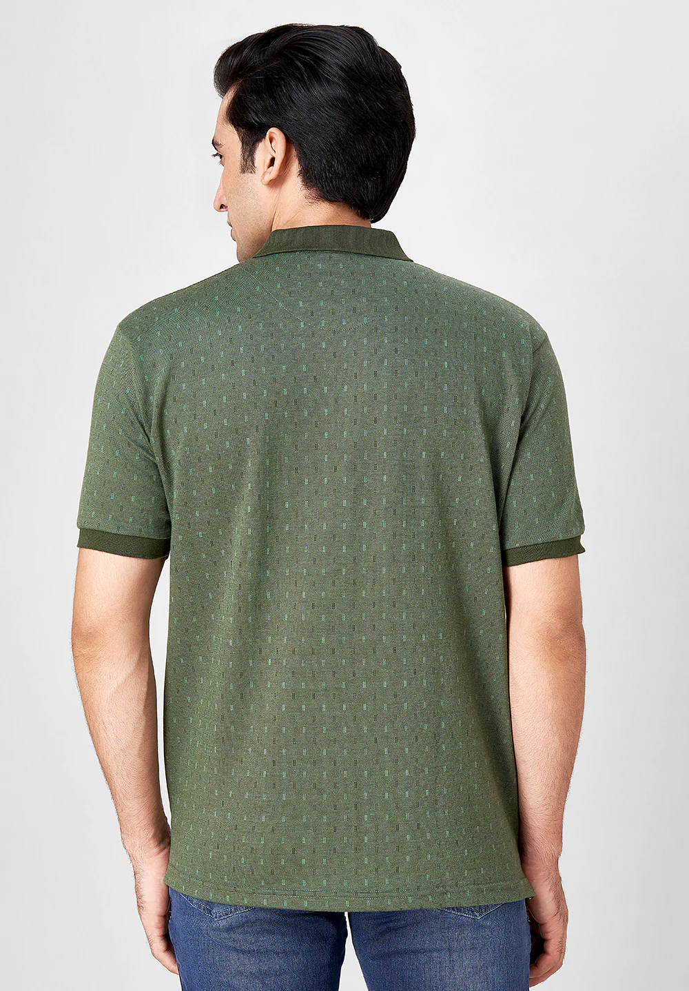 Green Cotton T-Shirt - Image 2
