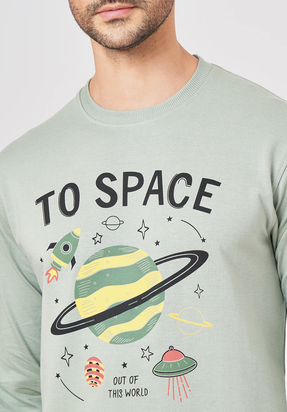 Green Cotton T-Shirt - Image 3