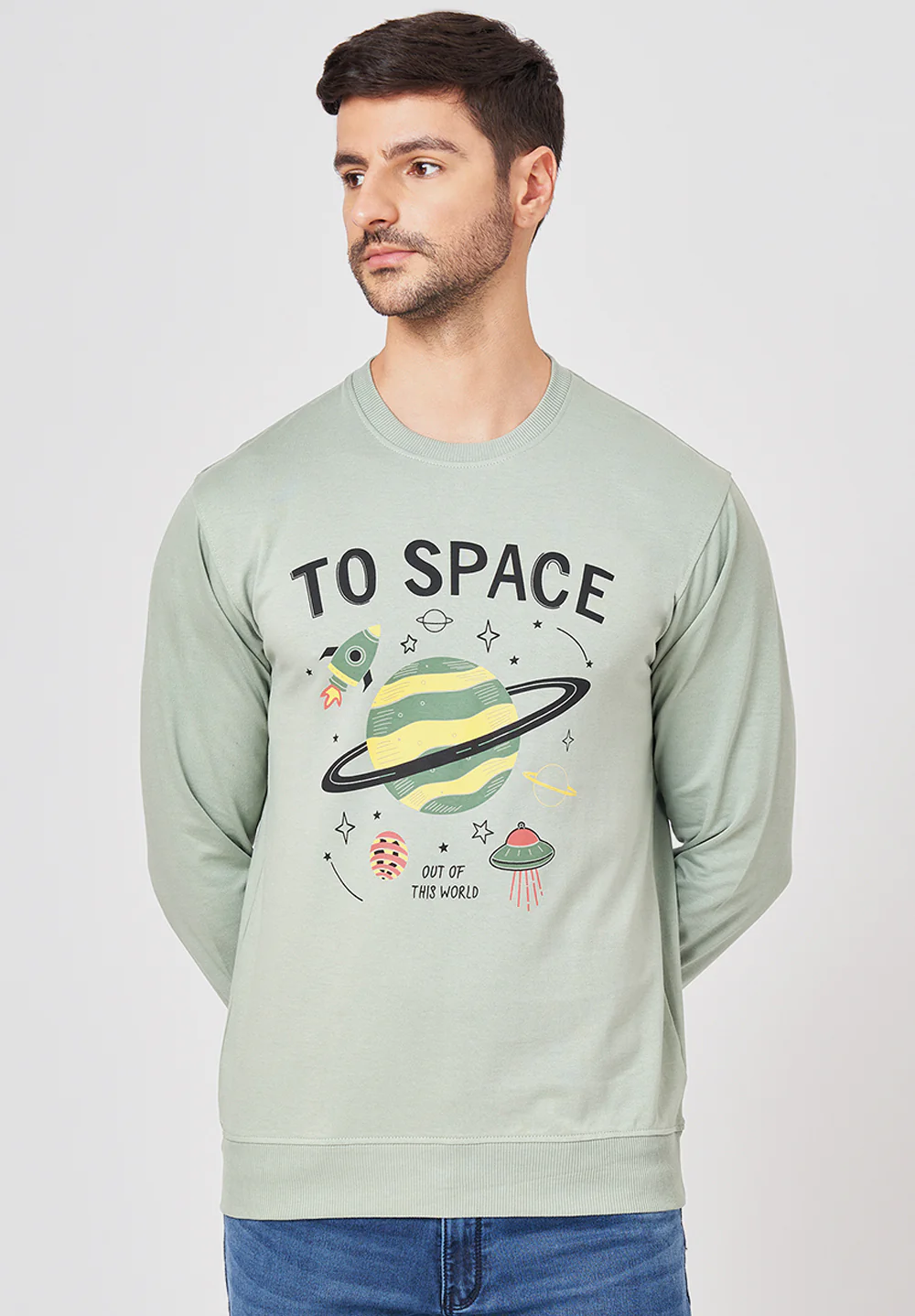 Green Cotton T-Shirt - Image 4