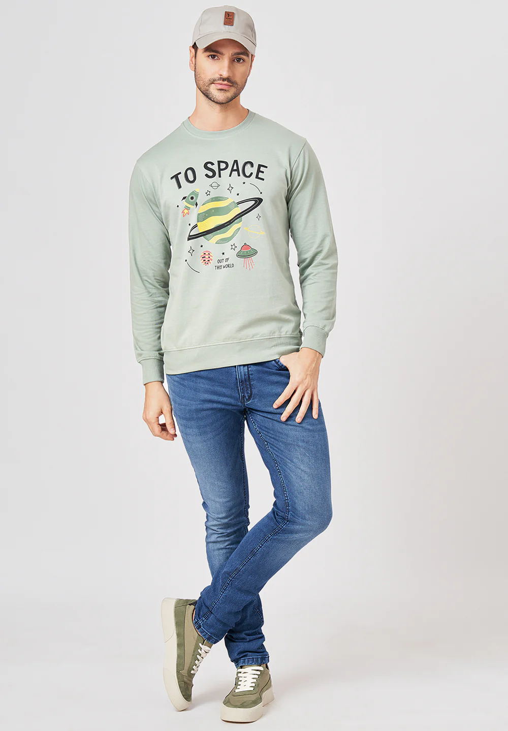 Green Cotton T-Shirt - Image 5