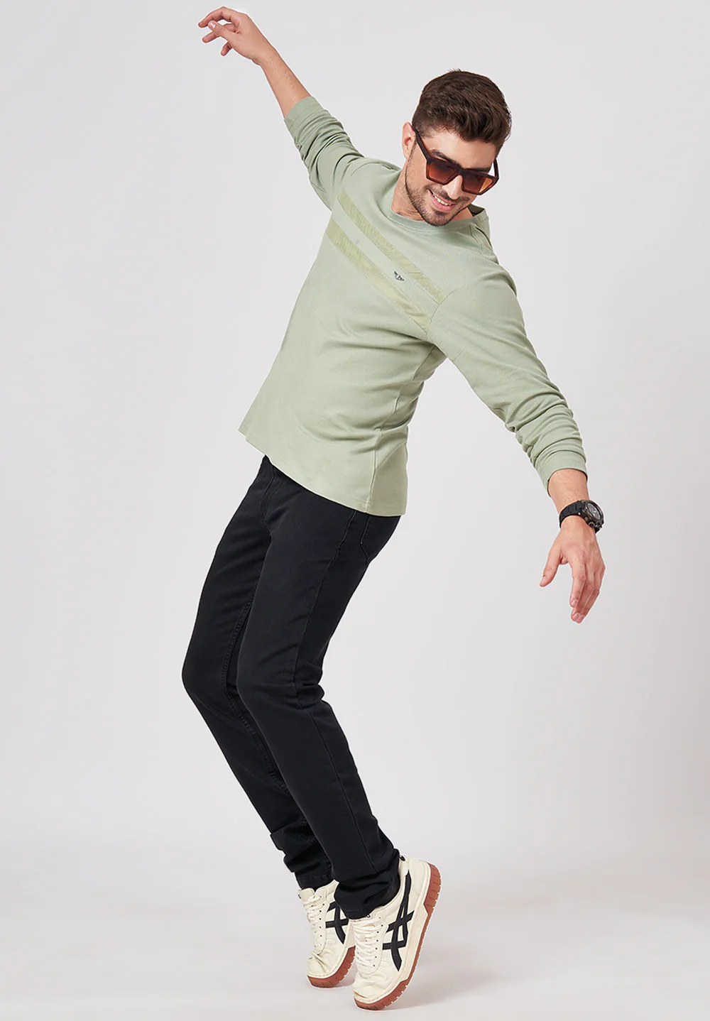 Green Cotton T-Shirt - Image 5