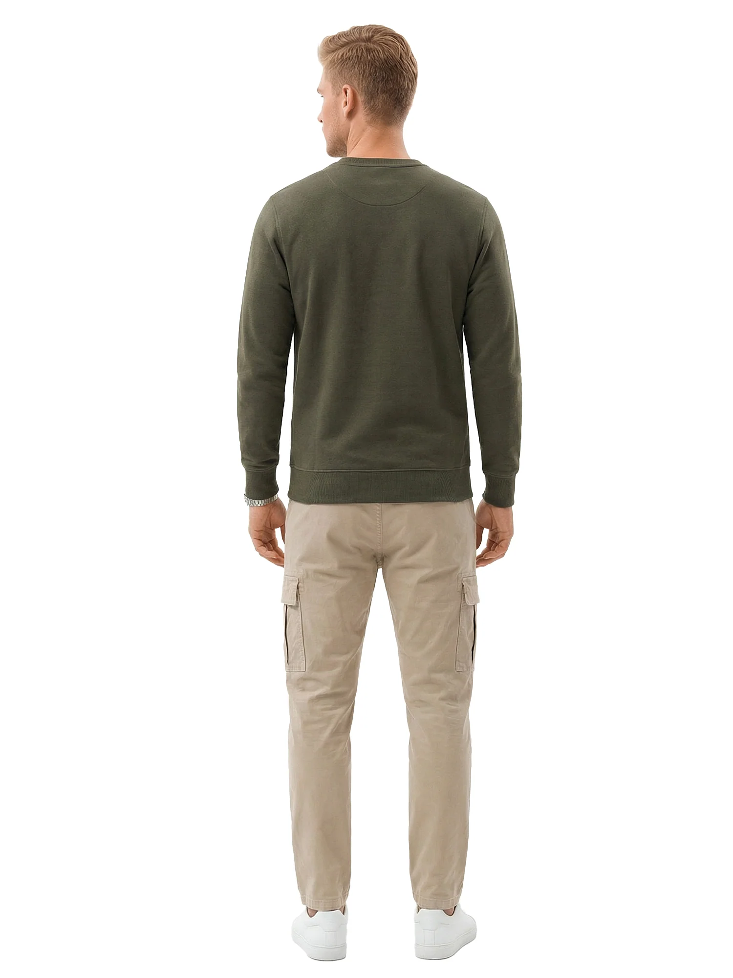 Green RoundNeck Sweatshirt - Image 2