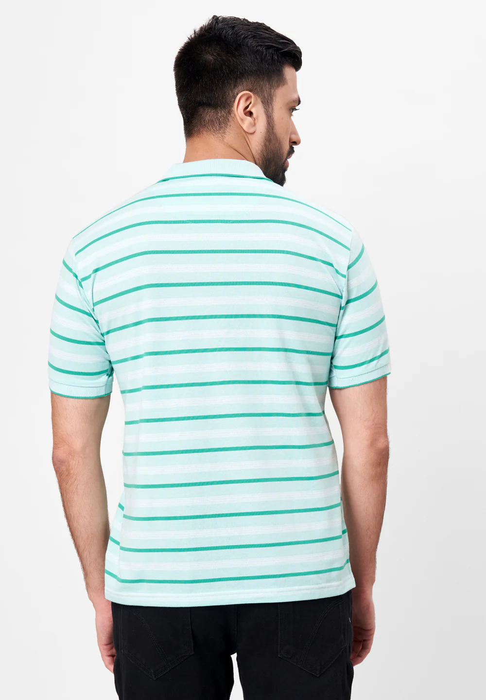 Green Cotton T-Shirt - Image 2