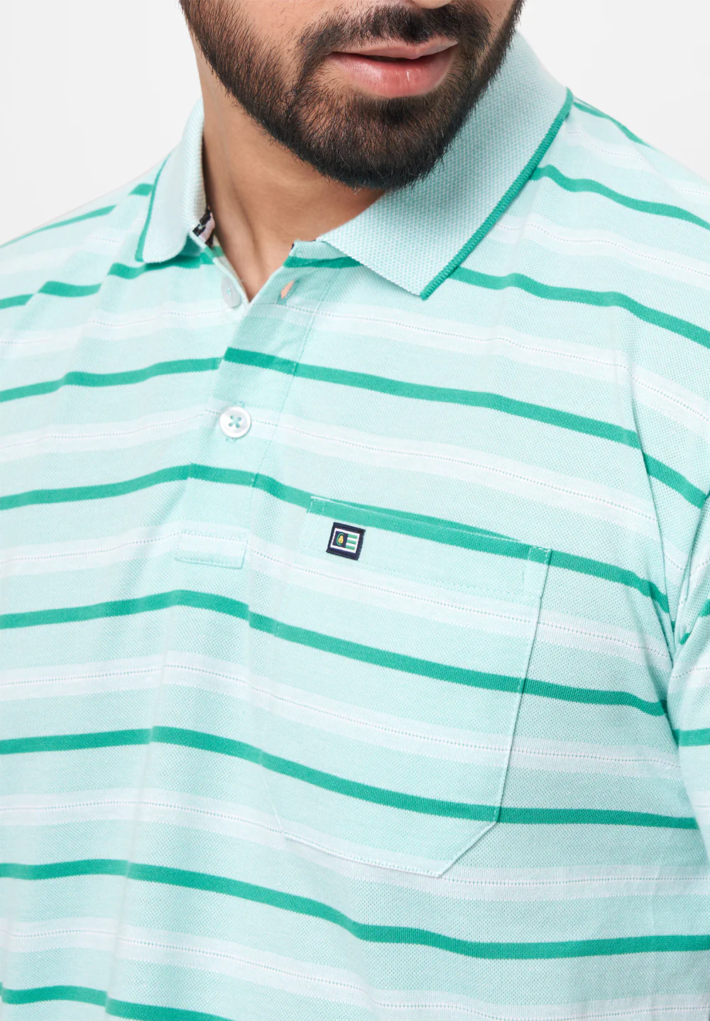 Green Cotton T-Shirt - Image 3
