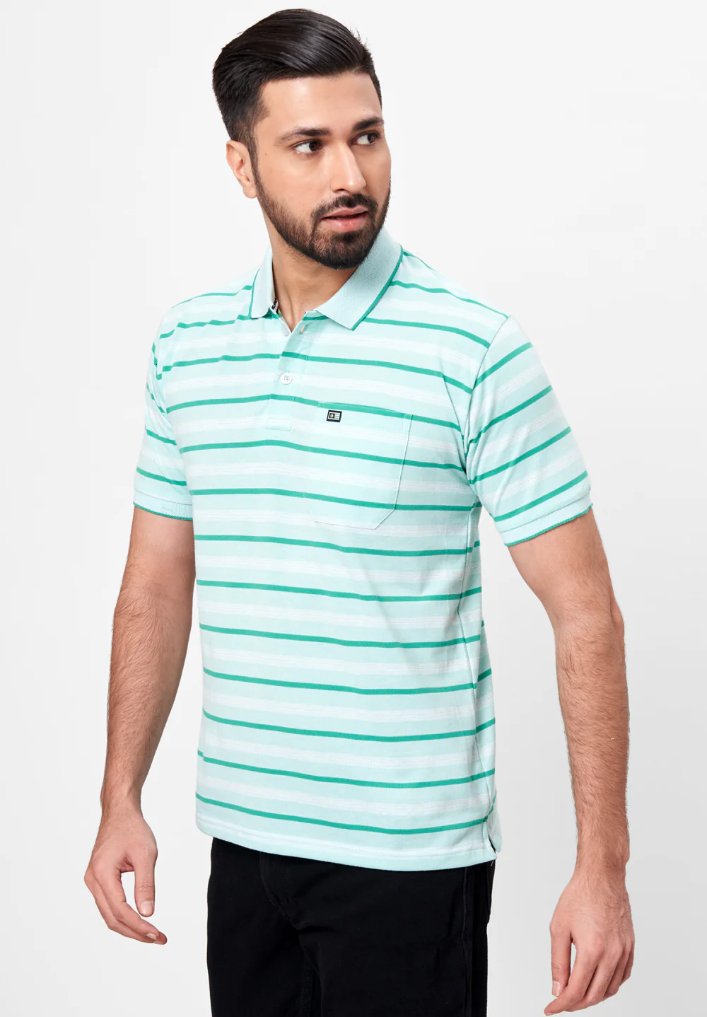 Green Cotton T-Shirt - Image 5