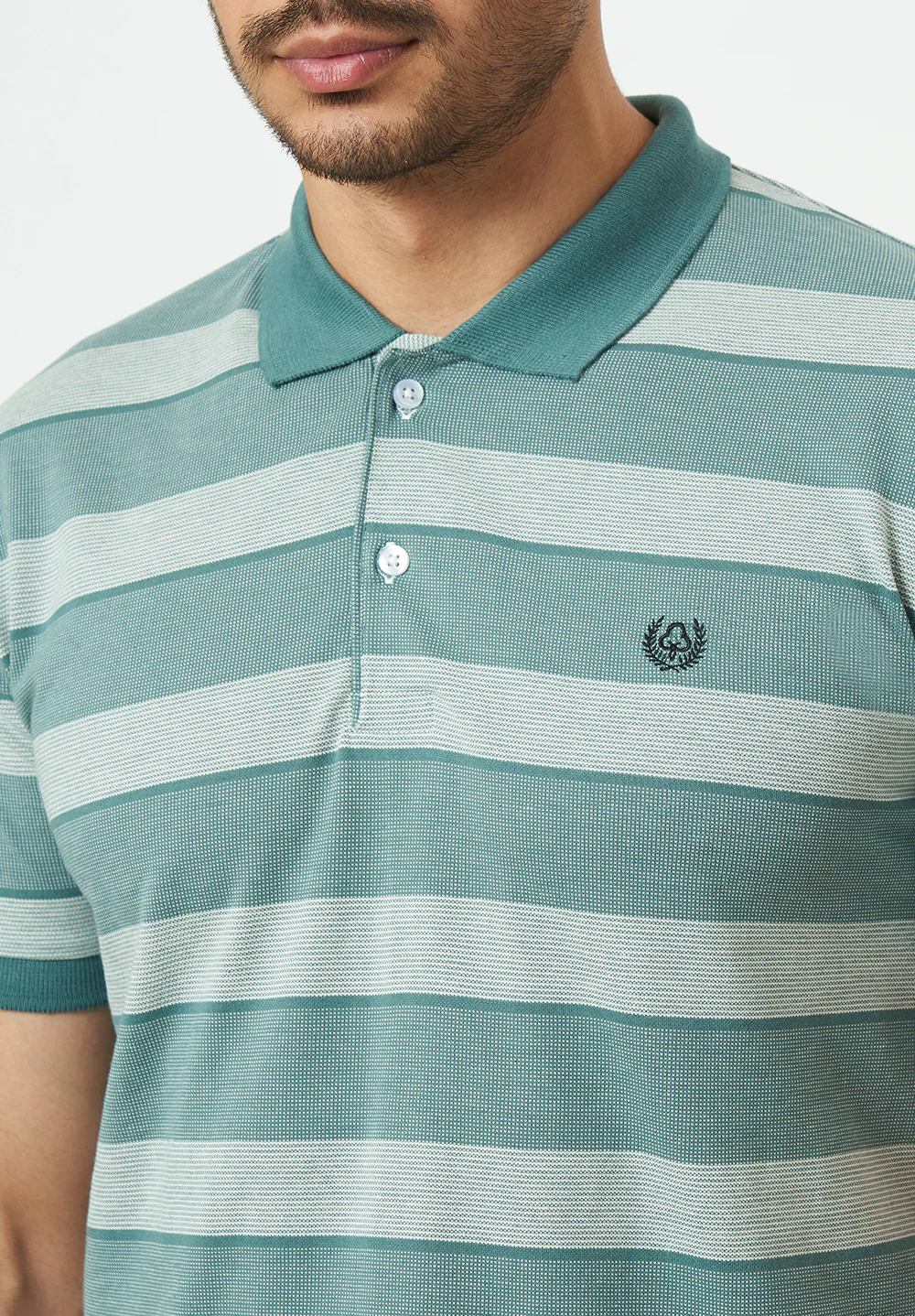 Green Cotton T-Shirt - Image 3